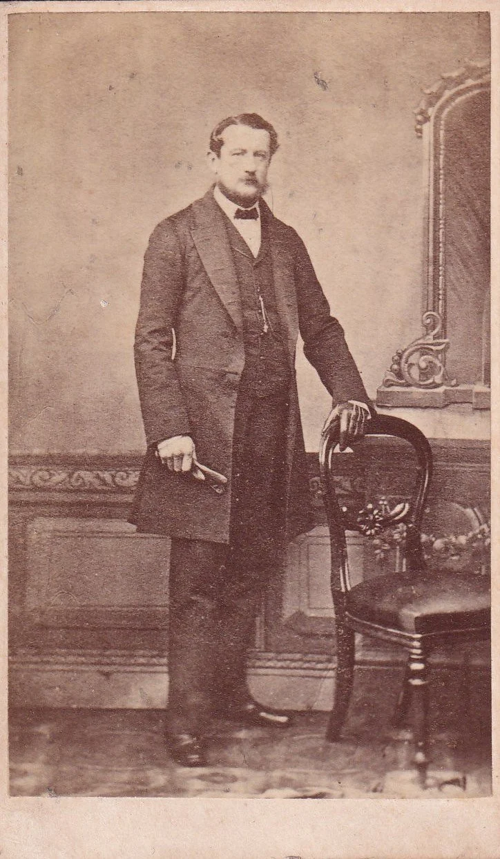 Gentleman in smart outfit, late 19th Century