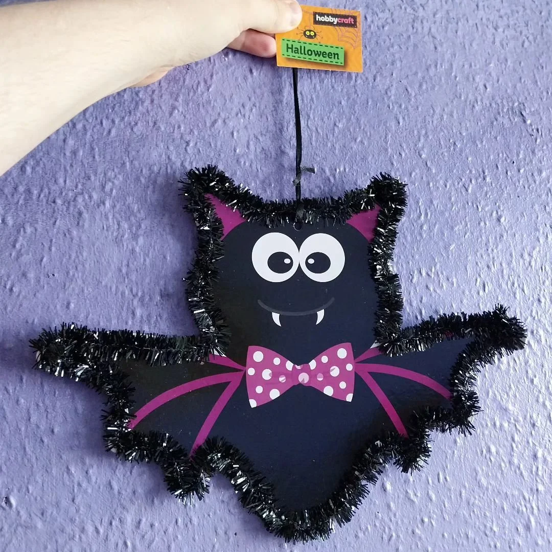 Bat sign by Hobbycraft