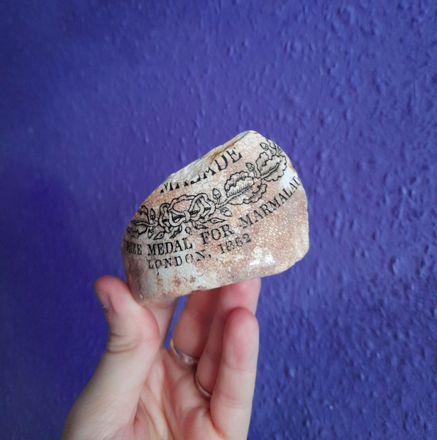 Fragment of James Keiller & Sons Marmalade Jar, late 19th Century.