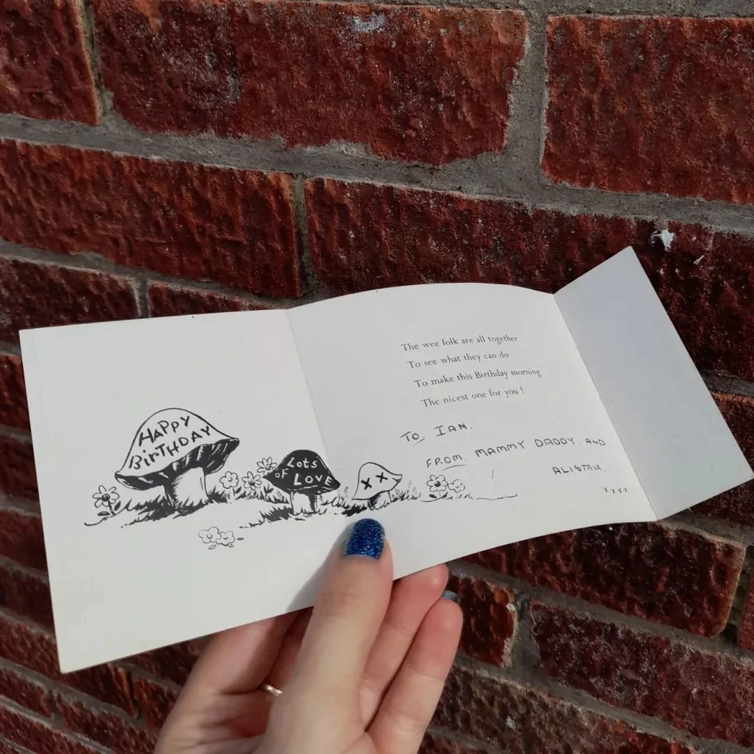 Sweet children's birthday card addressed to Ian, 20th Century.