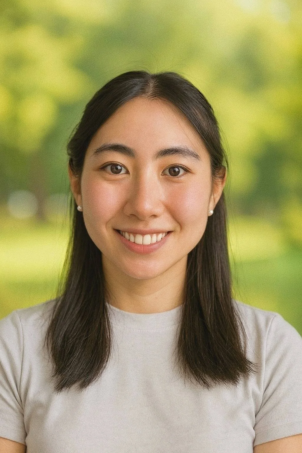 Yixin Ke Smiling on the picture