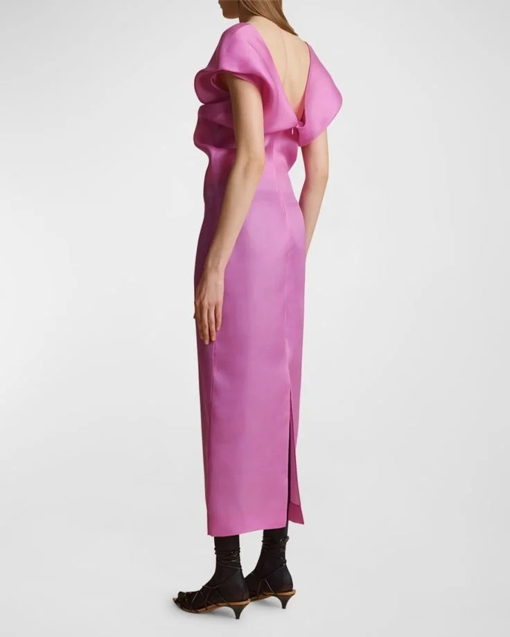 Khaite - Ima Slouched Silk Midi Dress.jpg