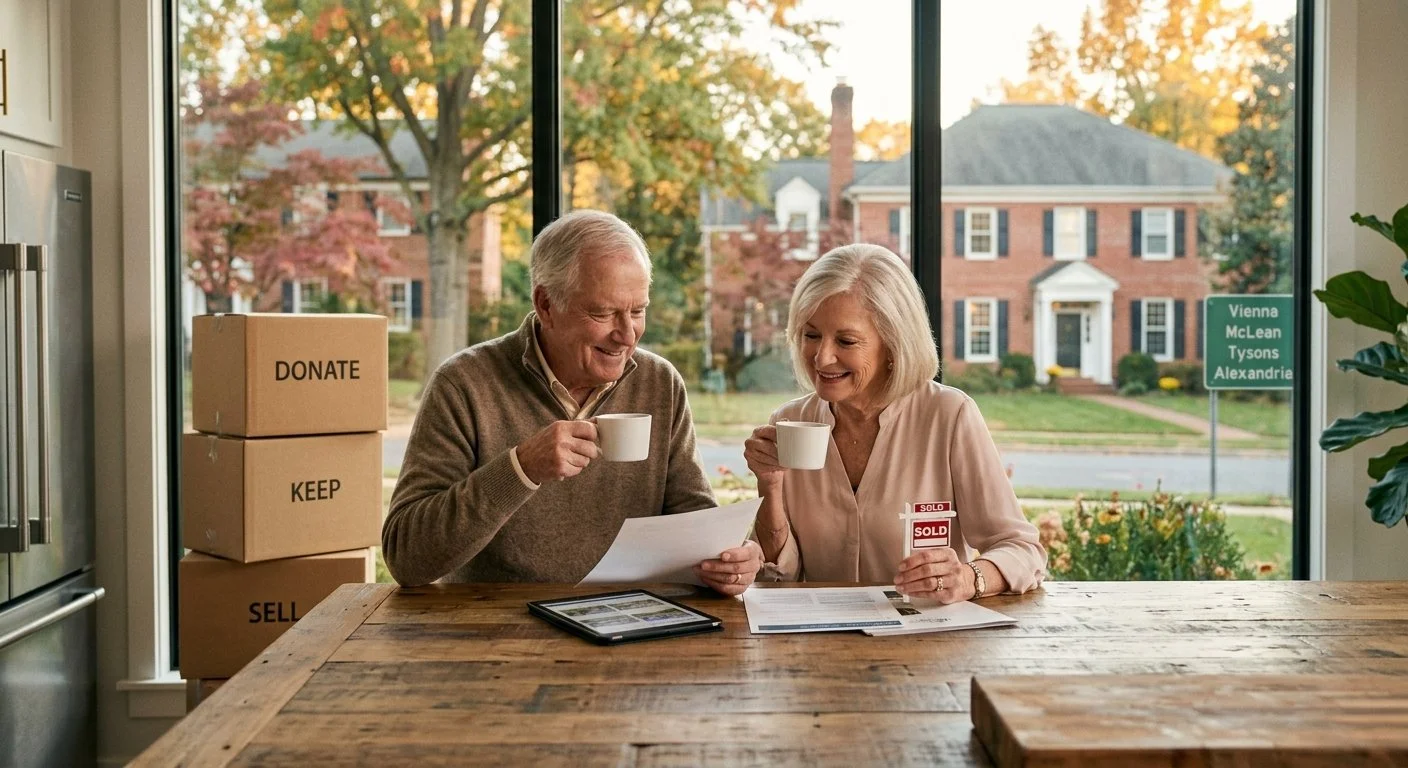 Senior Downsizing &amp; Home Sale in Northern Virginia (Vienna • McLean • Tysons • Alexandria)