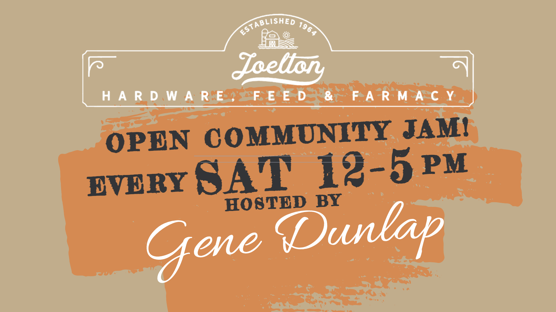 OPEN COMMUNITY JAM Noon-5pm 