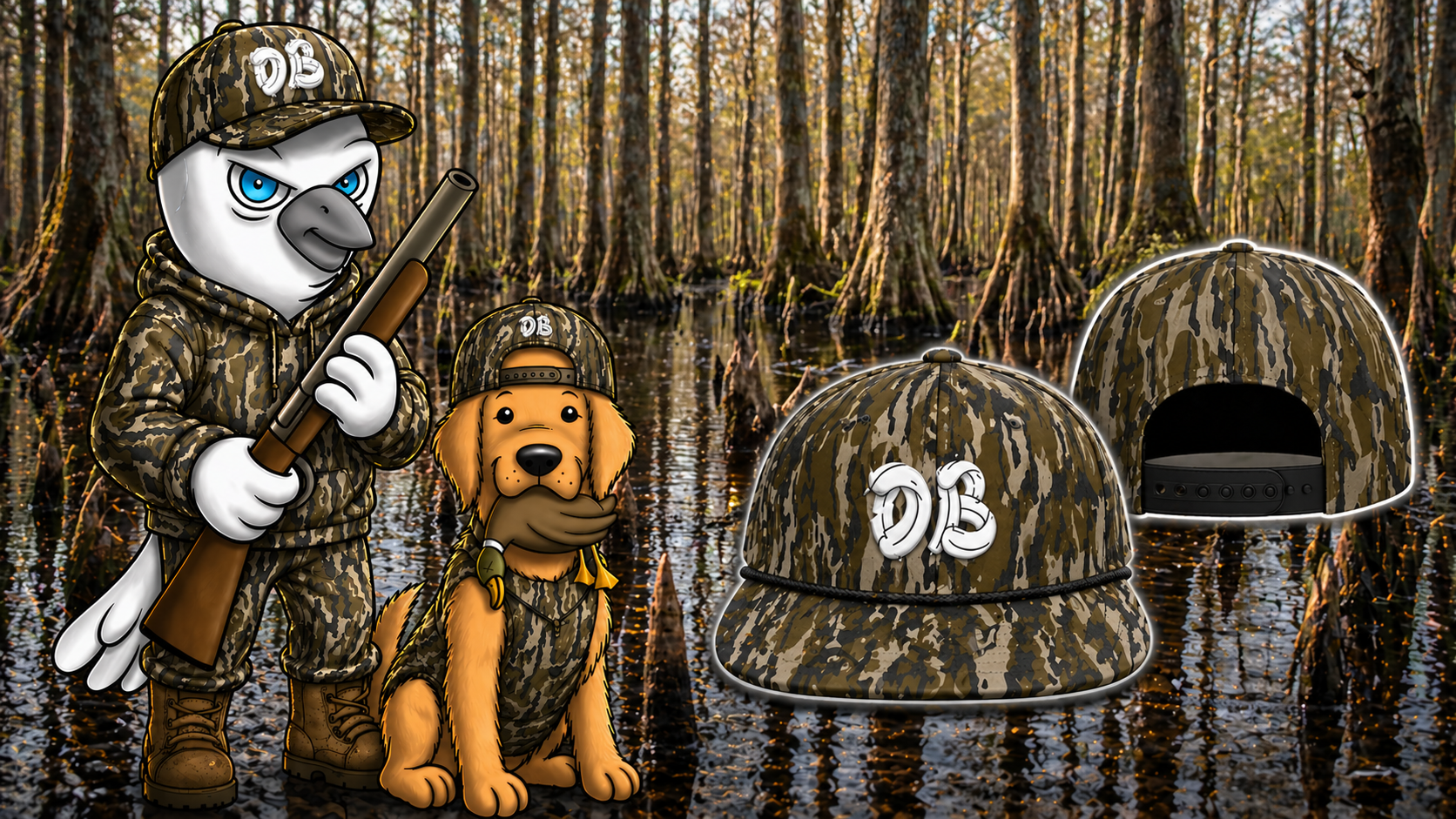 Dove Bros Bottom Land Camo Hat — Built for the Woods