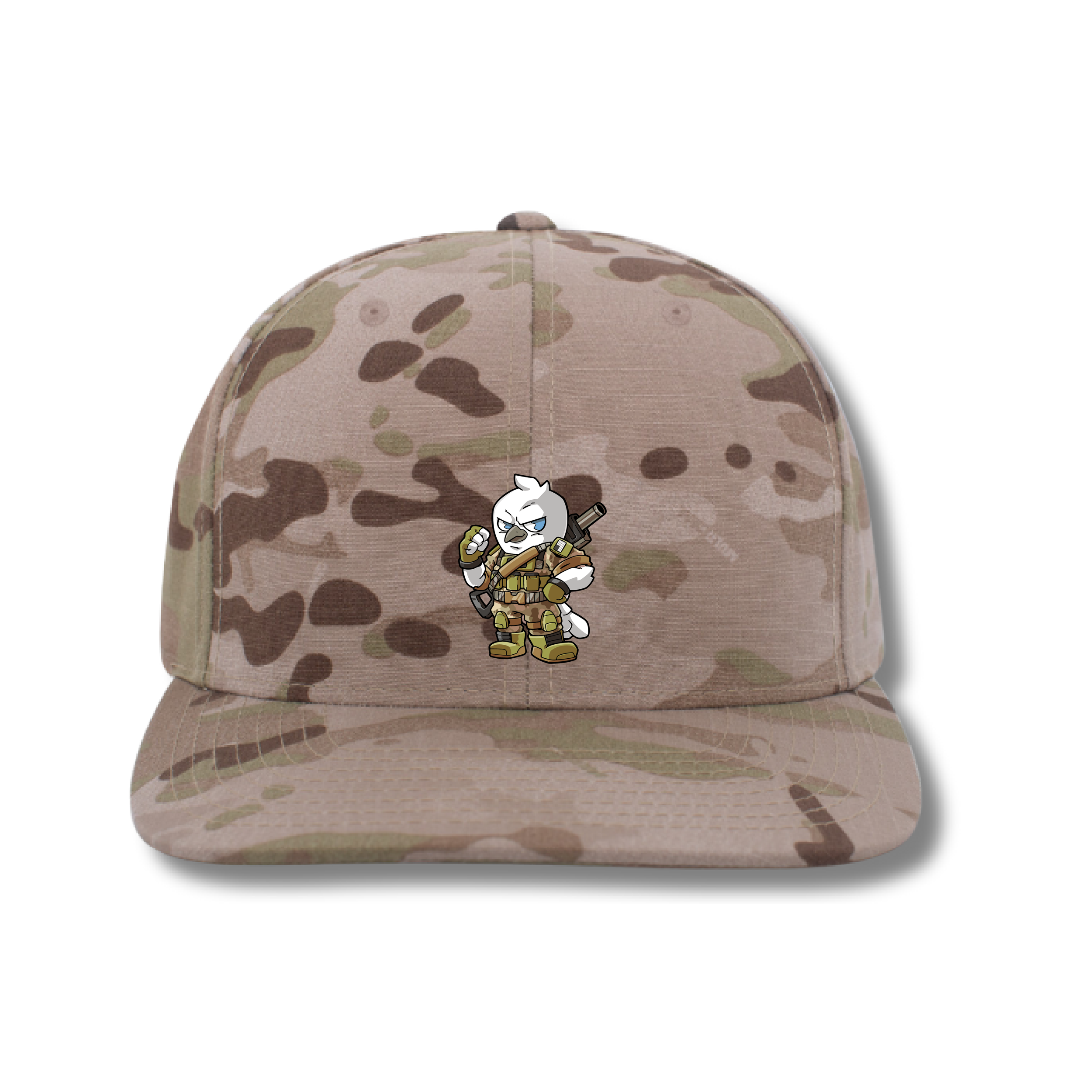 Brown Camo Battle Dove Snapback