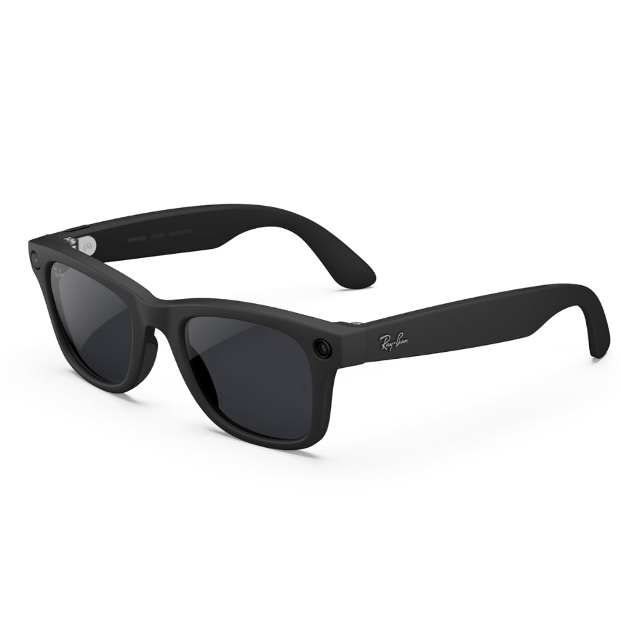 Sky wearing Meta Ray-Ban Gen 2 smart glasses while coaching Blaze and Jett during baseball training