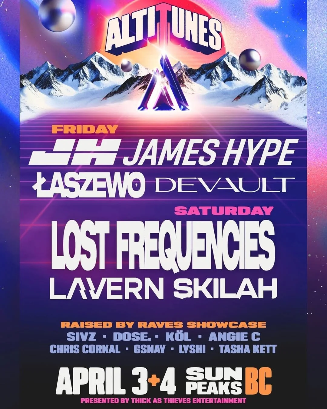 ALTITUNES MUSIC FESTIVAL 
                            [SUN PEAKS, BC]