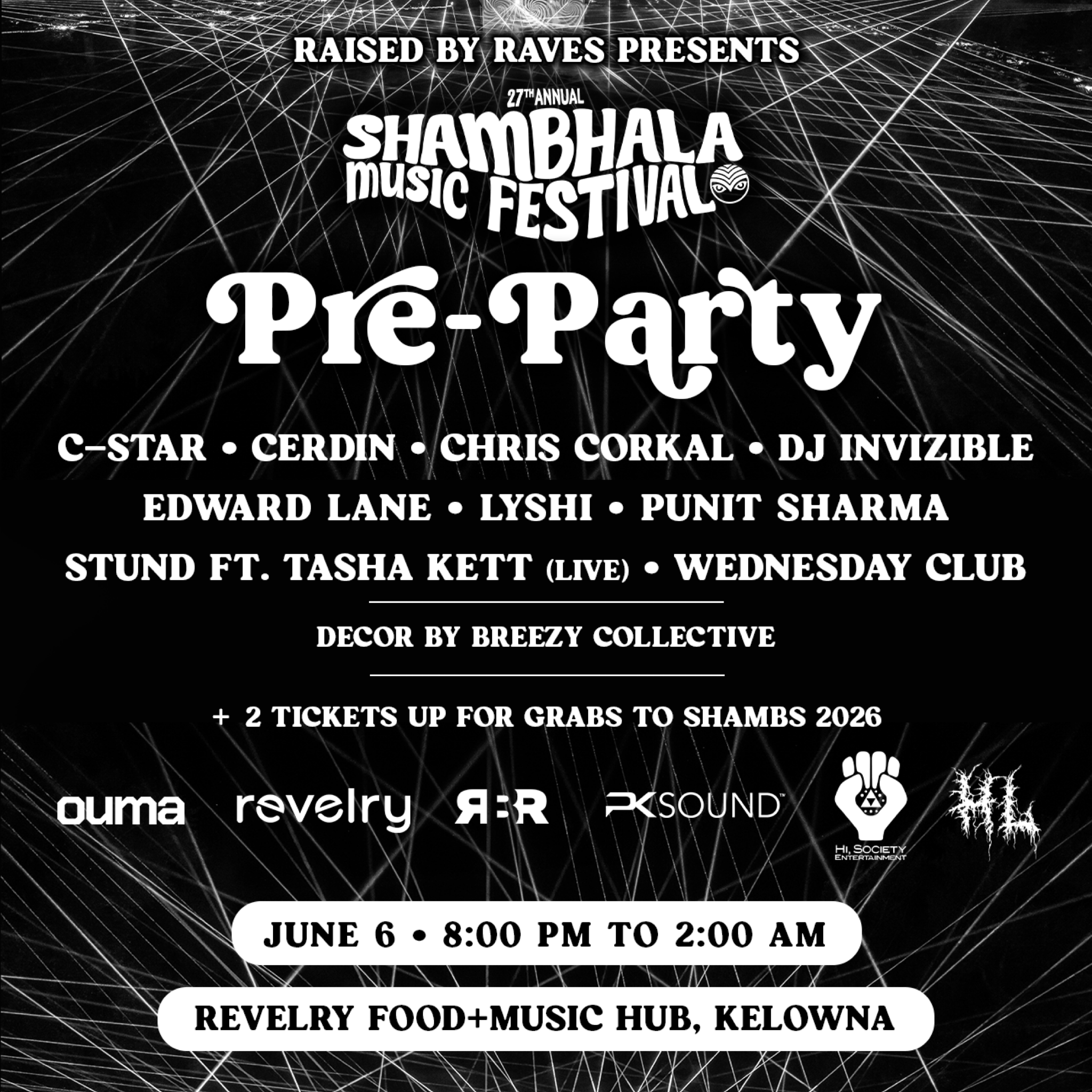 SHAMBHALA PRE-PARTY [KELOWNA, BC]