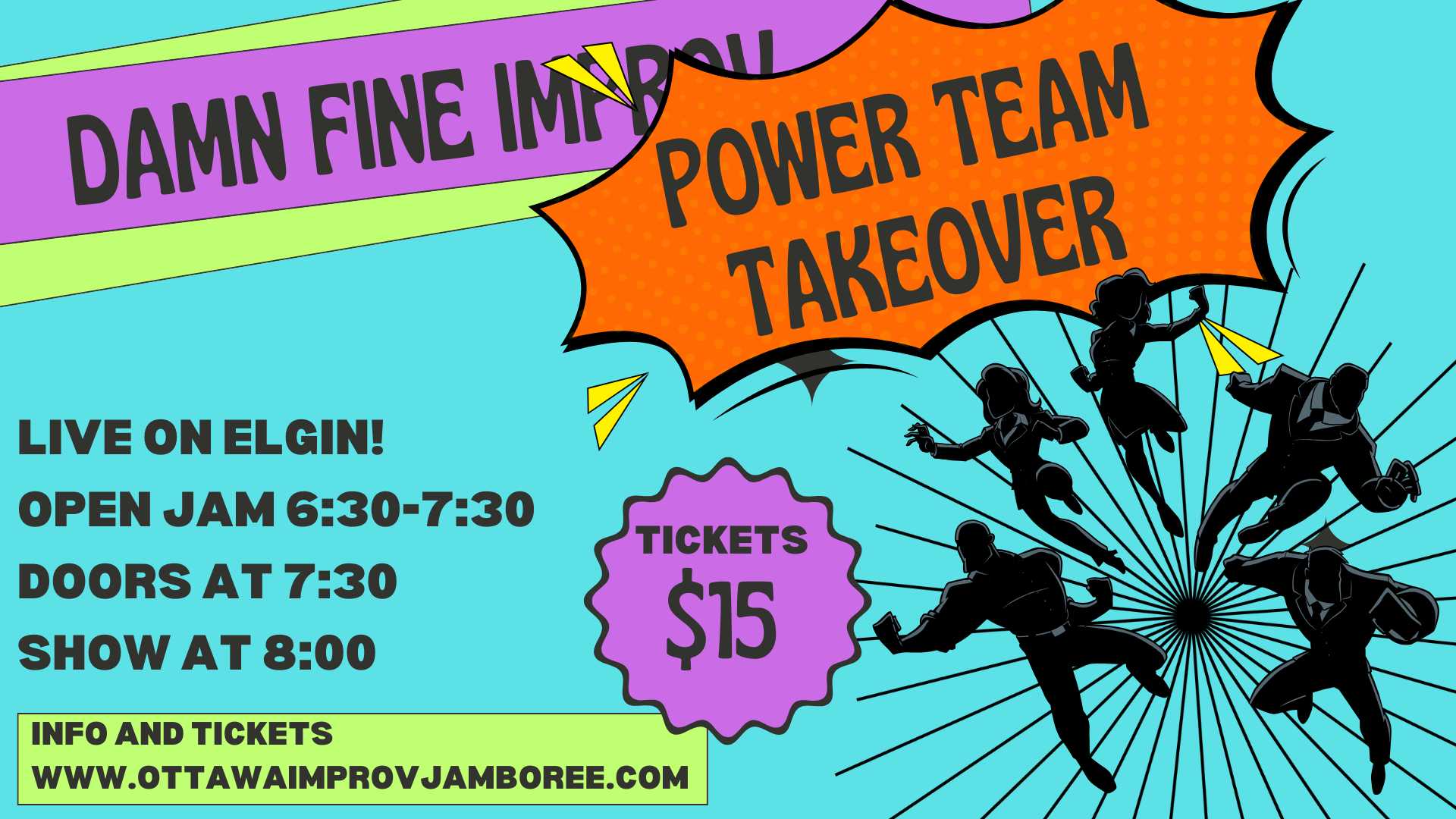 Damn Fine Improv Presents: POWER TEam takeover