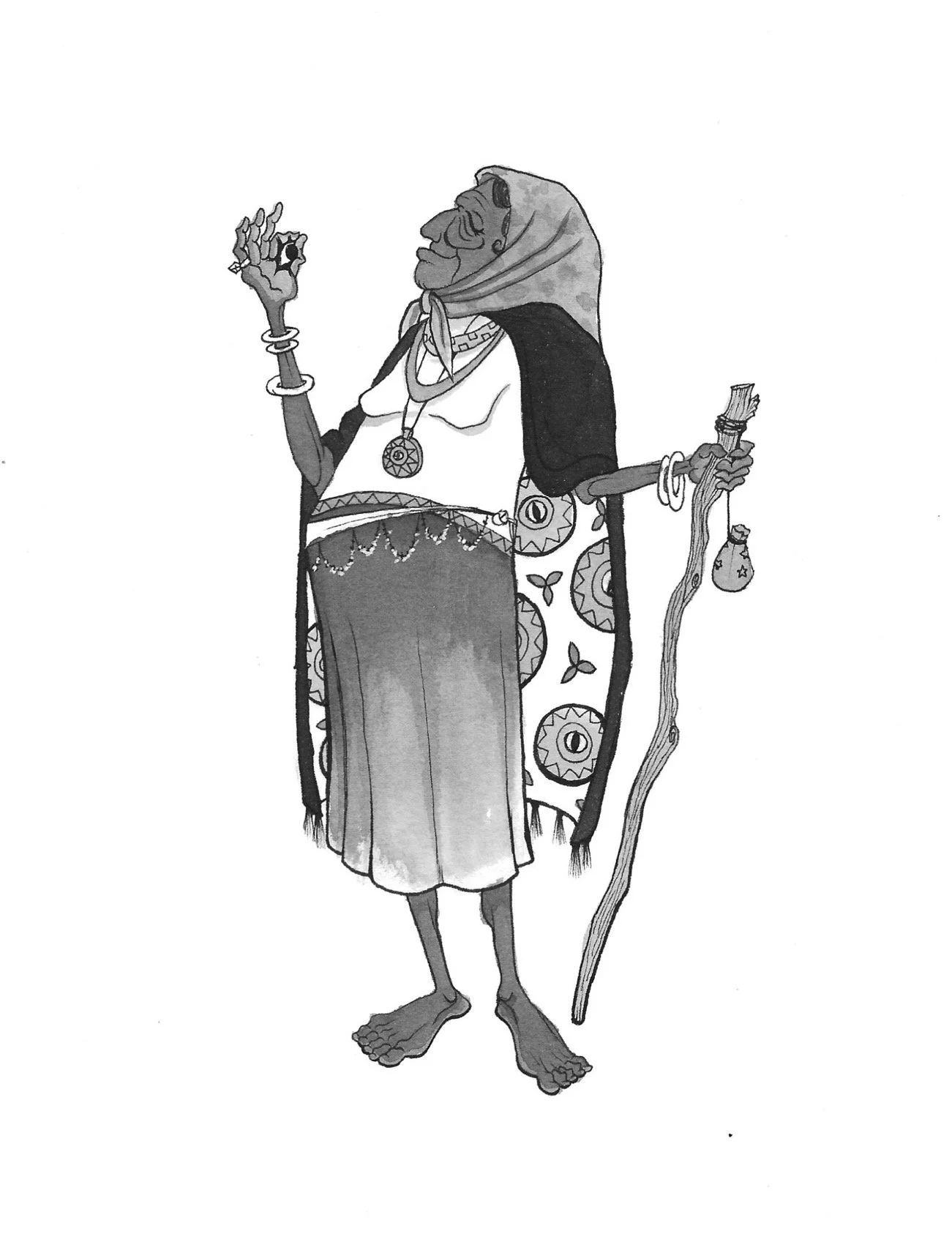 Giddens2025Inktober_DayTwentyEight_Priestess.JPG