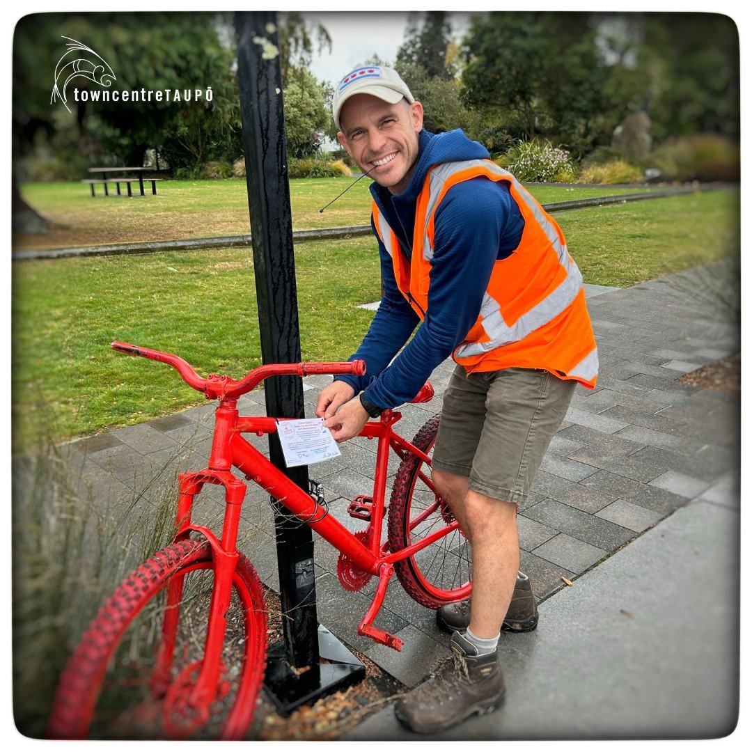 Rain or shine, the Towncentre Taupo team were busy last week to make sure the Red Bikes made it out in time. 🚴
The Geckos and the Blue Ducks are also out on the trail! 🦎🦆
We hope these photos give enough of a hint to get you excited about your tre