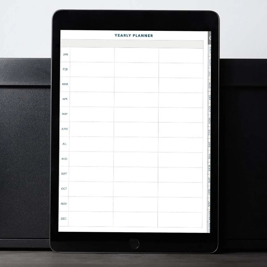 Fundraising Focus Digital Planner yearly planner page
