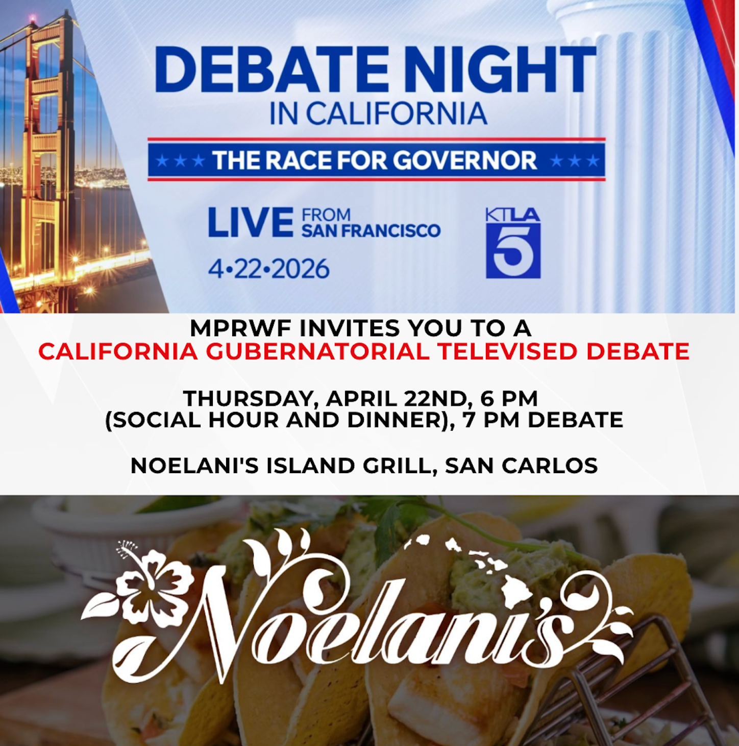 MPRWF-Debate Night in California