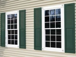 Exterior Louver/Panel Combo Shutters