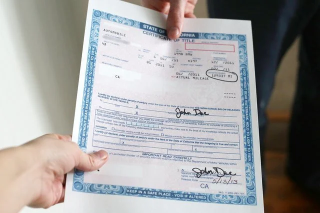 TITLE TRANSFER
