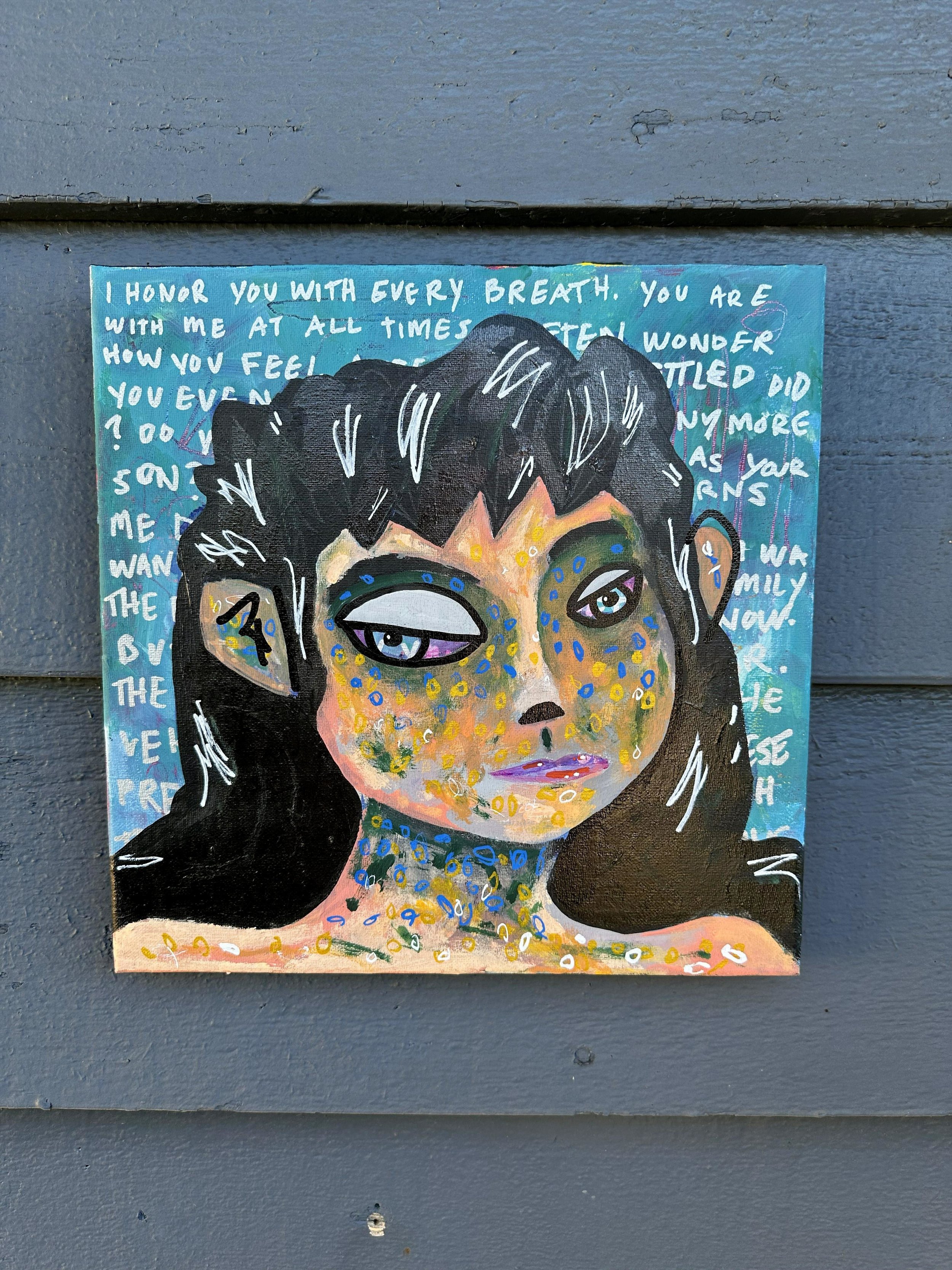 "I Honor You" - 1/1 Original Hand Painted Canvas