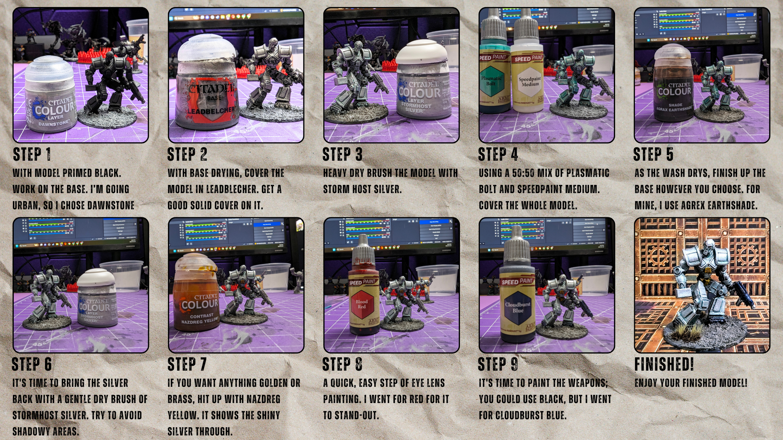 ABC Warriors Hammerstein MK1 Droids – From Start to Finish