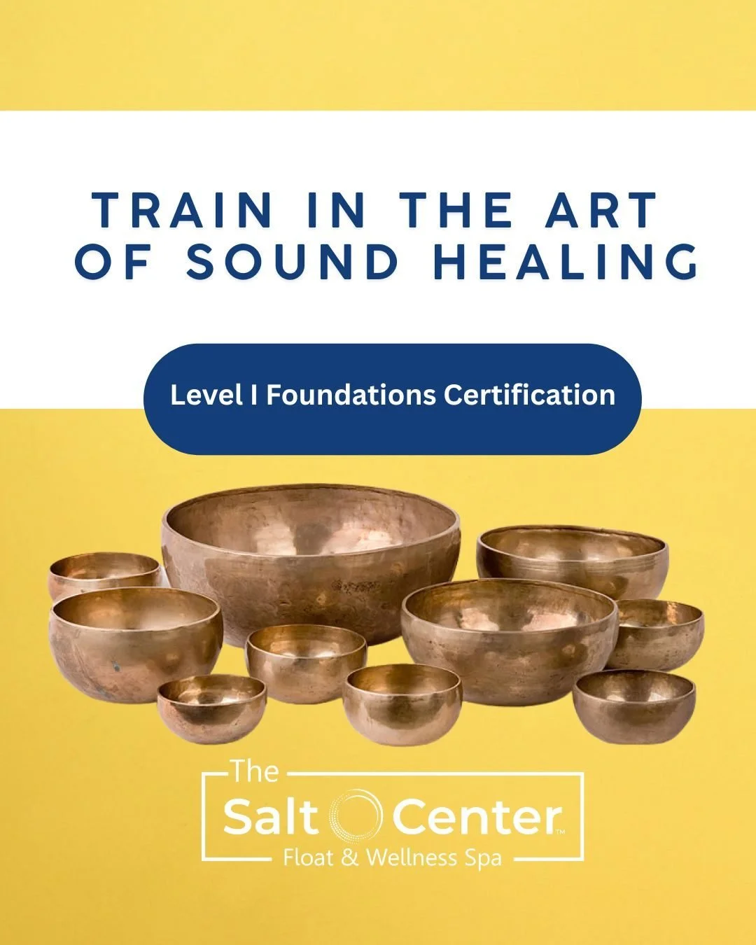 Foundations of Sound Healing Certification
Saturday, March 7, 2026
1:00 PM  6:00 PM

Foundations of a Sound Bath (Level 1) Certification
Investment $250

This 4- 5 hour Foundations of Sound Bath Facilitation training is a practical, beginner-friendly