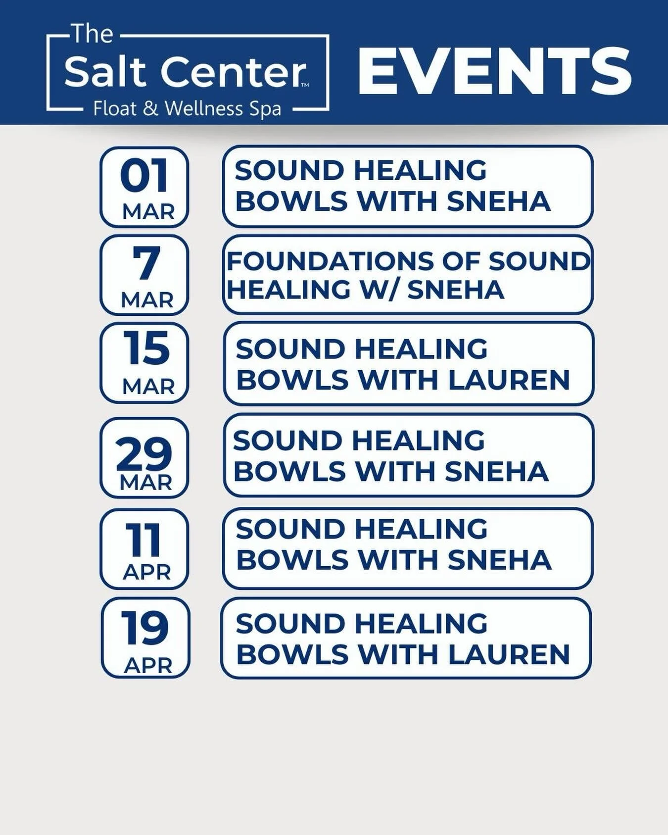 Check out our upcoming Events&hellip; 
🔹https://www.thesaltcenter.com/classes-workshops-events