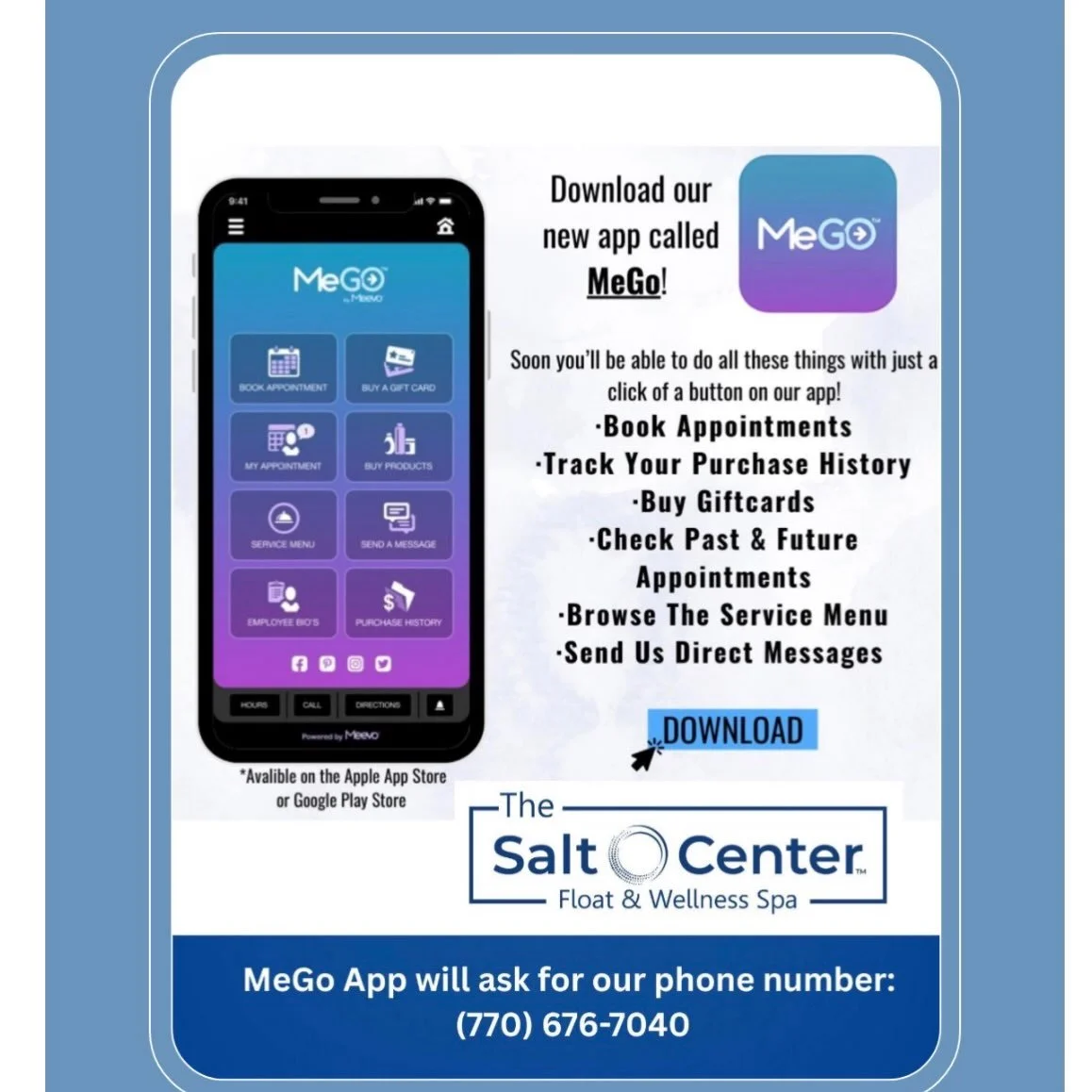 🌟 Upgraded Booking Software 🌟
Now booking through Meevo software online through our website or through the App.
Give us a call or email if you had account credits from the previous software. Those are being transferred over by next week.
Thank you 