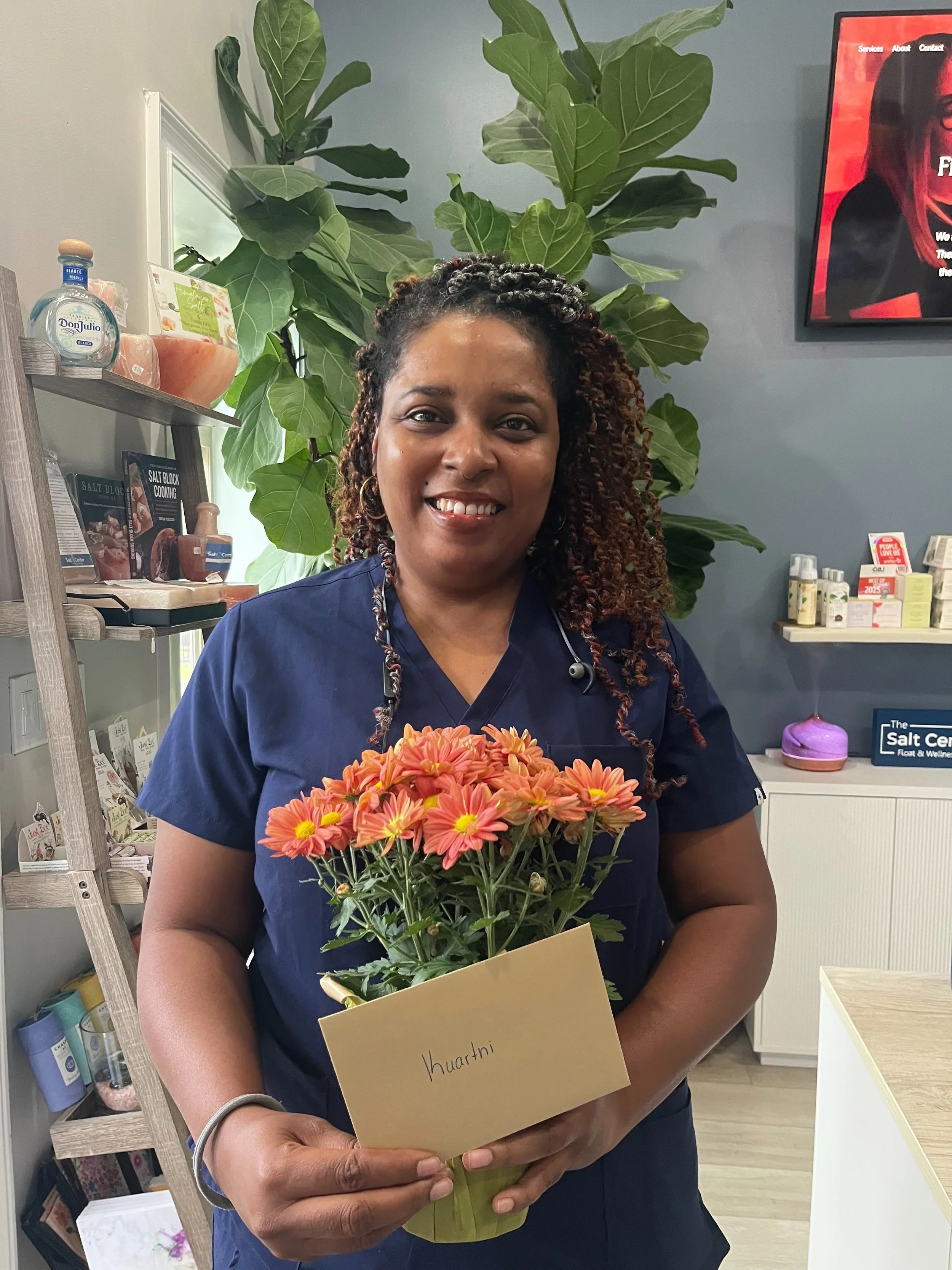 Help us in wishing Kuartni a VERY Happy Birthday today! 🎉
Kuartni is a Licensed Massage Therapist who is passionate about helping clients regain their ease of movement. She specializes in blending combination tissue work, with some stretching techni