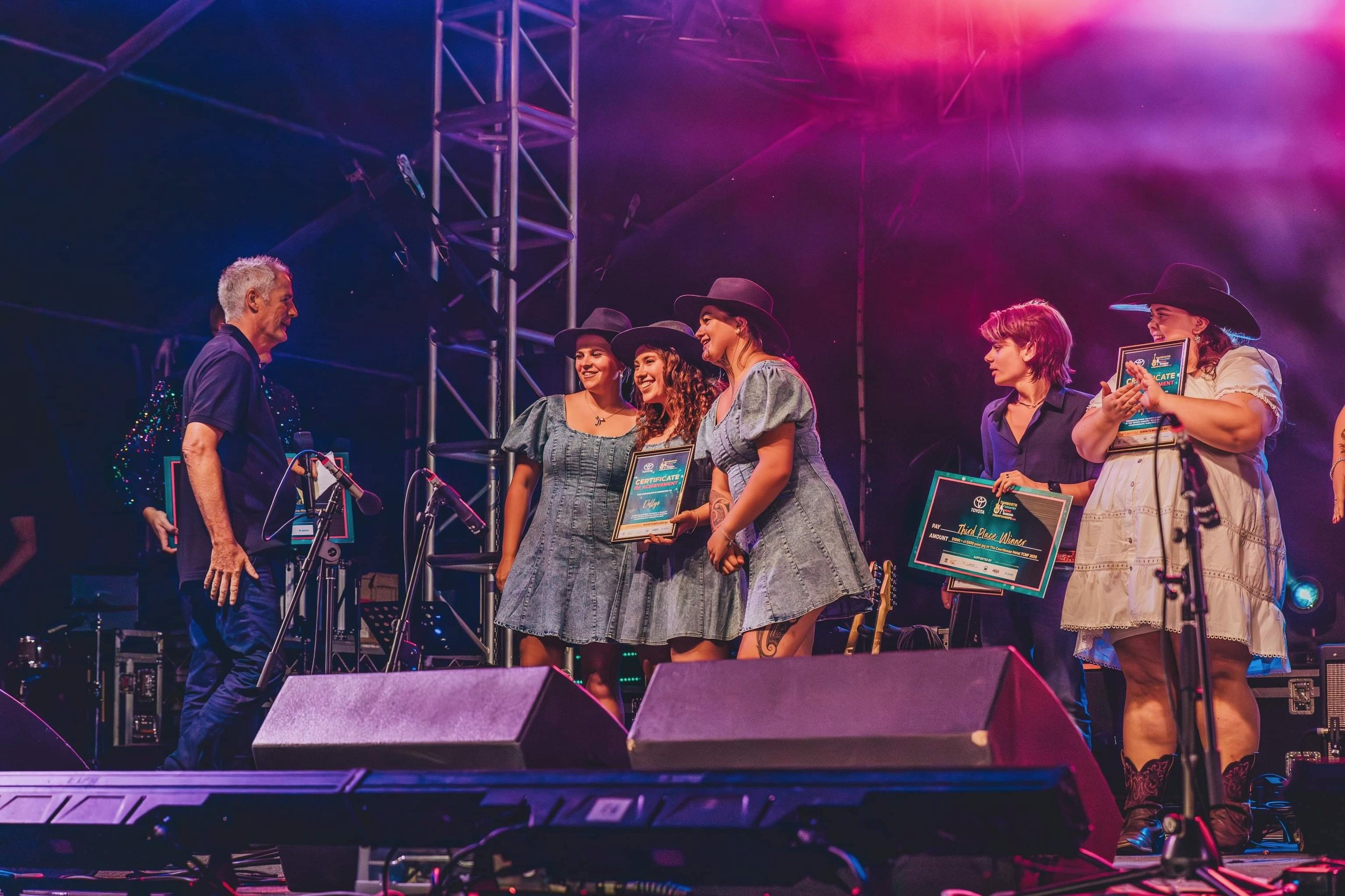 Tamworth 2024 - Runners up - Best of the Buskers Competition.