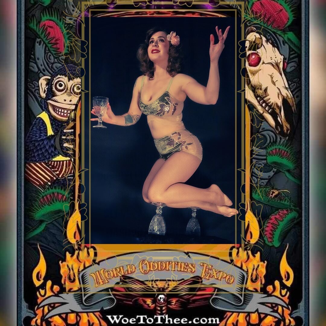 🌟 Coming February 17th to Kansas City: Zephyrina the Ethereal! 🌟 

🕷️✨ Zephyrina the Ethereal has earned her stripes as a seasoned tightrope walker, aerialist, and revivalist of obscure vaudeville, circus and sideshow traditions like bottle walkin