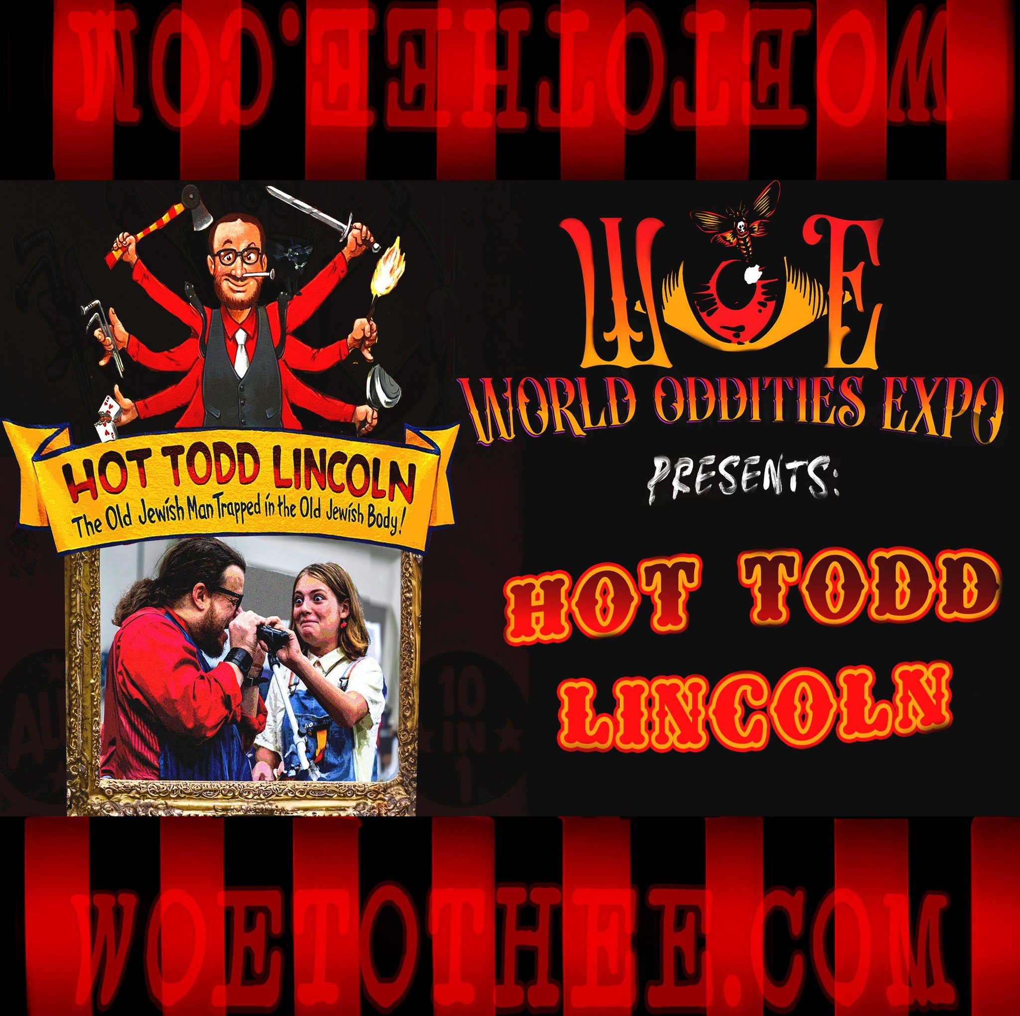 📣 🚨PERFORMER SPOTLIGHT🚨📣 
🌟the INCREDIBLE Hot Todd Lincoln comes to WOE Raleigh 🌟
🎪 This Baltimore based emcee, strongman 💪🏼 and sideshow performer 🪓 has captivated and astonished WOE audiences before and he&rsquo;s back to do it again!
🔮W