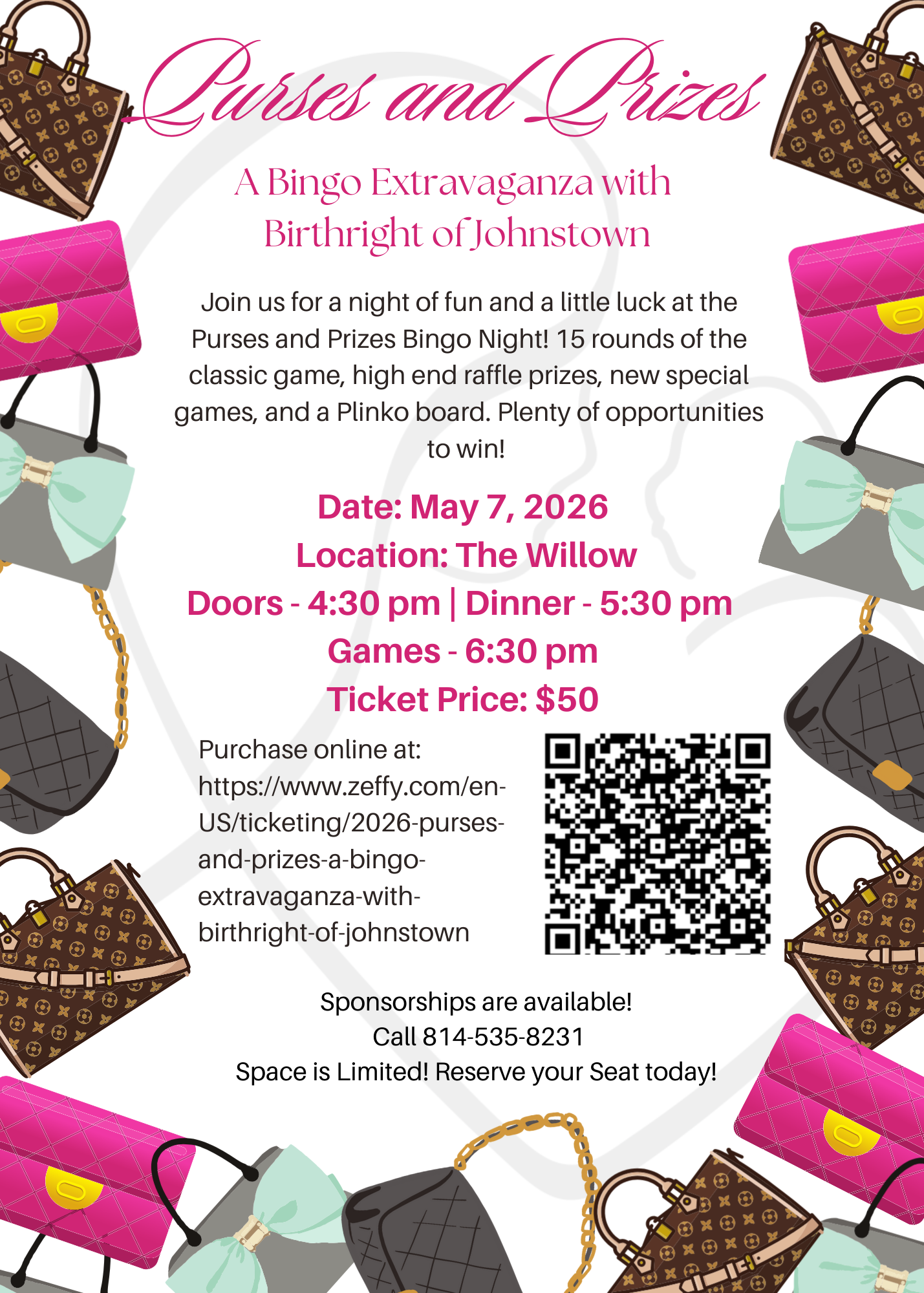 2026 Purses and Prizes: A Birthright Bingo Extravaganza 