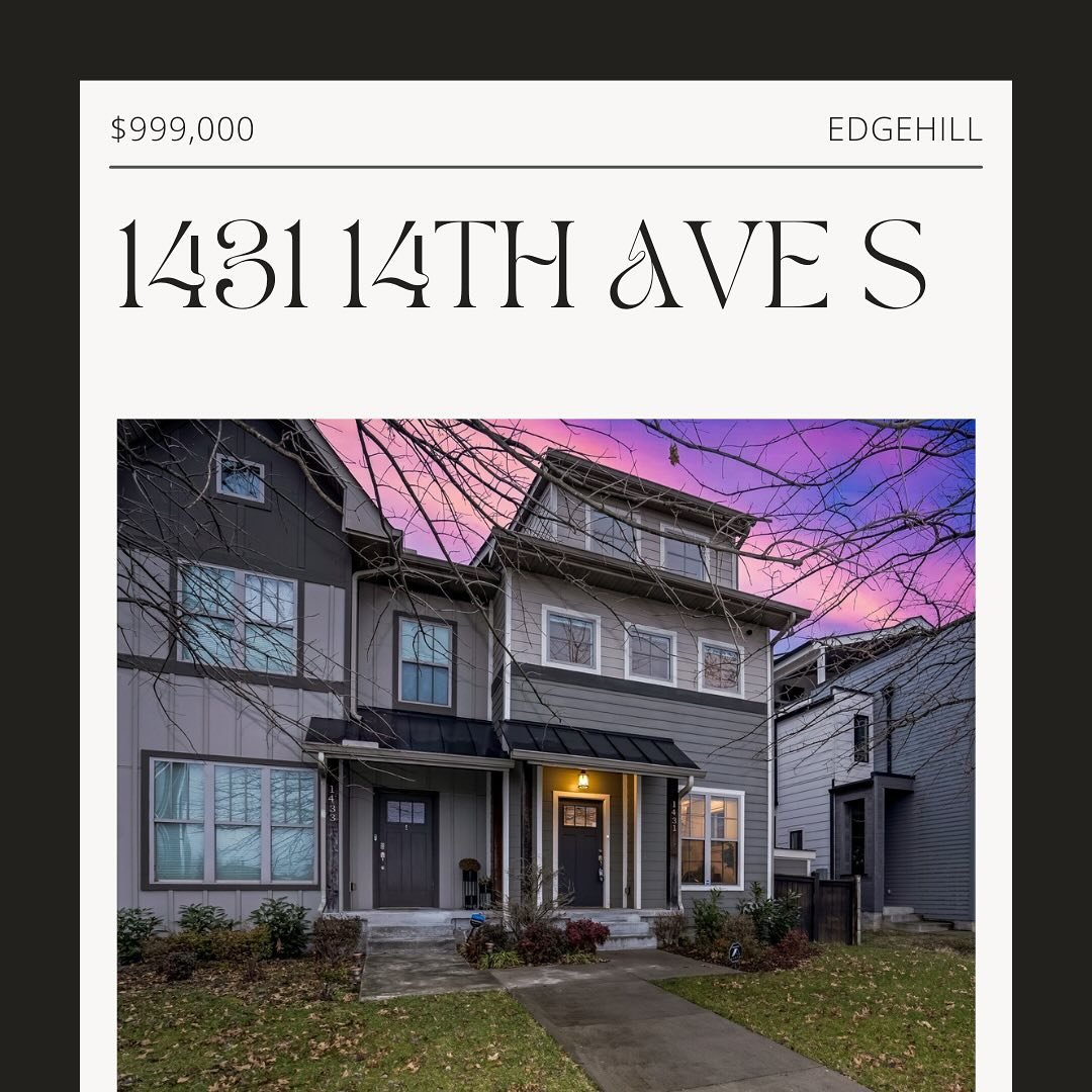 ✨ Attention all Belmont parents, investors, and young homeowners! This stunning home is situated in the vibrant Edgehill neighborhood, only 0.4 miles away from Belmont University, Edgehill&rsquo;s trendy restaurants and shops, and just 1.2 miles from