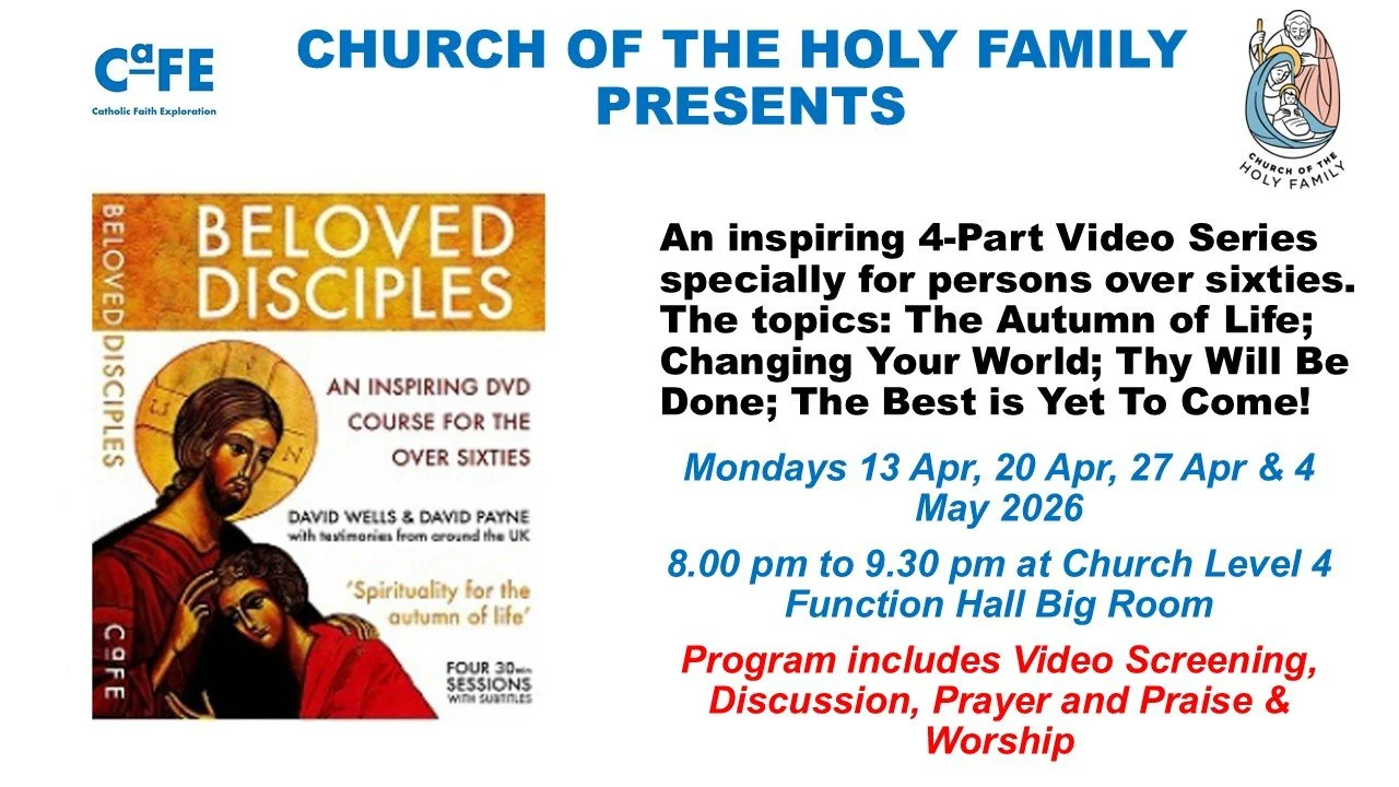 CaFE VIDEO PROGRAM - “BELOVED DISCIPLES”