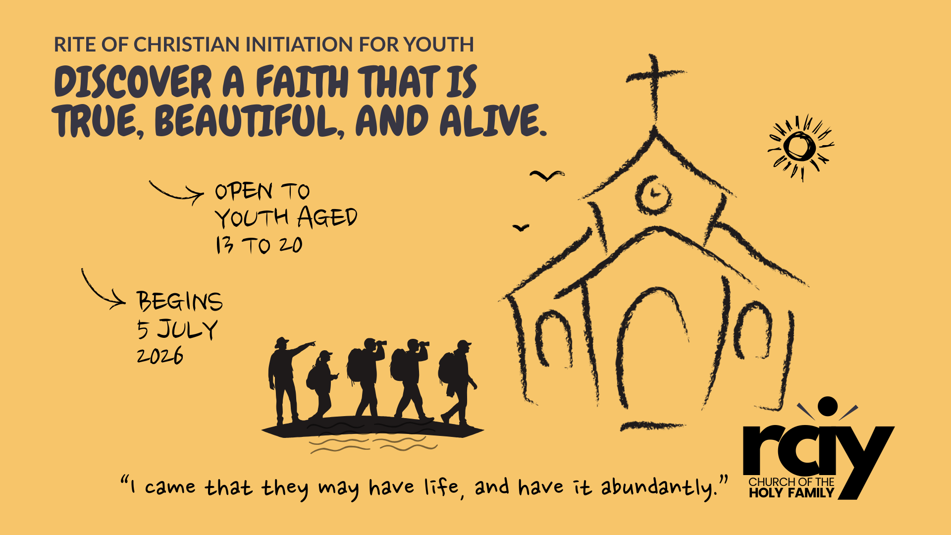 RCIY 2026 – Rite of Christian Initiation for Youth