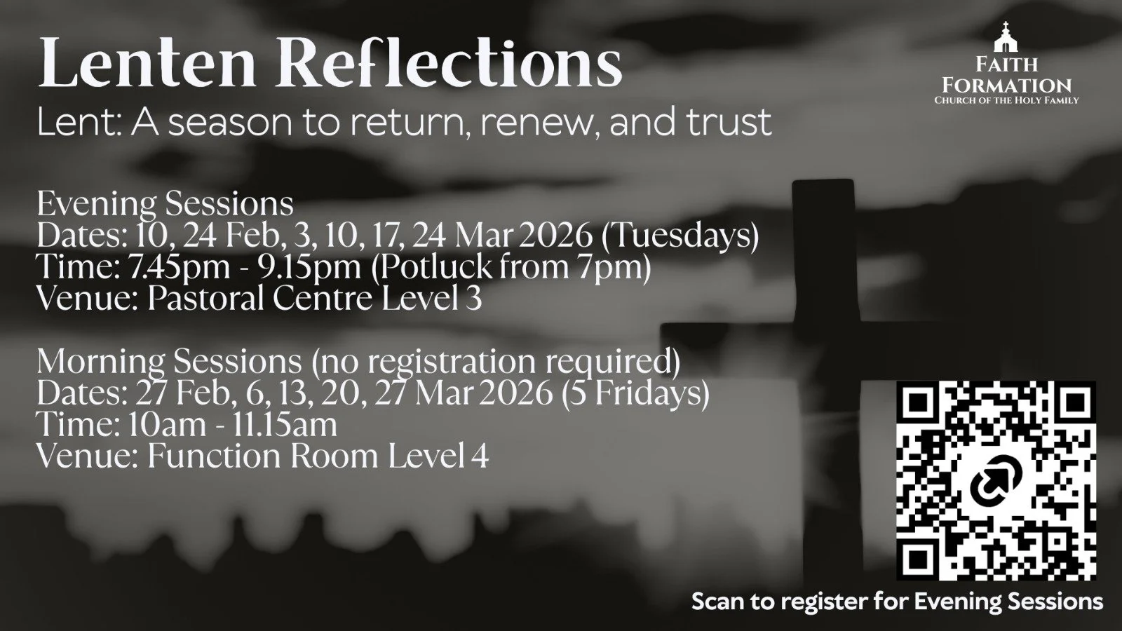 Lent: A Season to Return, Renew &amp; Trust