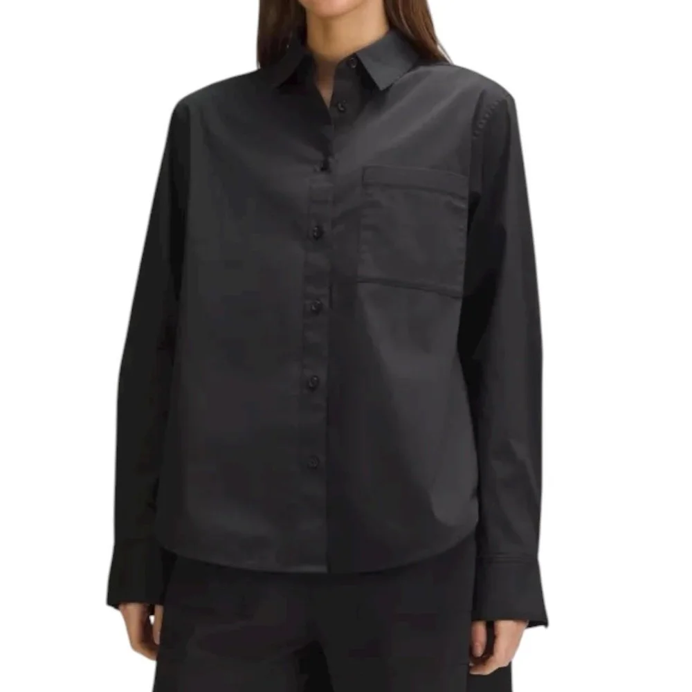 lululemon black dress shirt Lilia Black Polka Dot Halter Neck Mini Dress main image 0