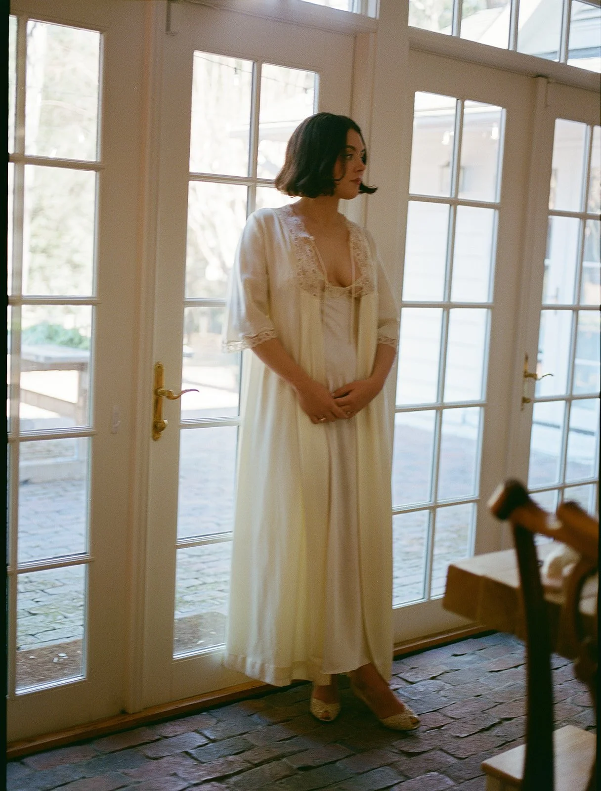 E's Getting Ready Look in Vintage Dior