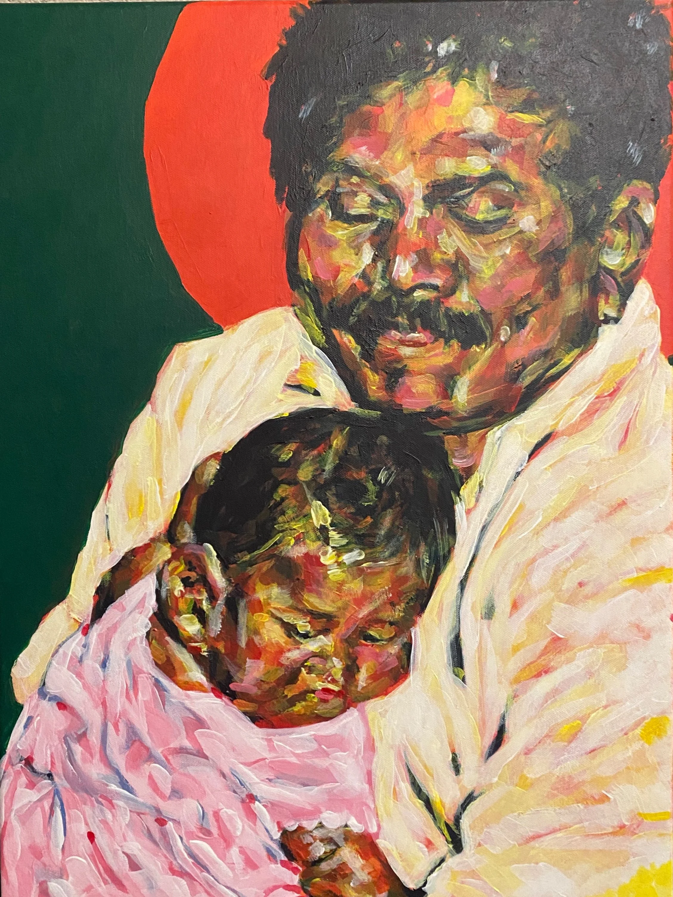 2022 18x24" Acrylic on canvas