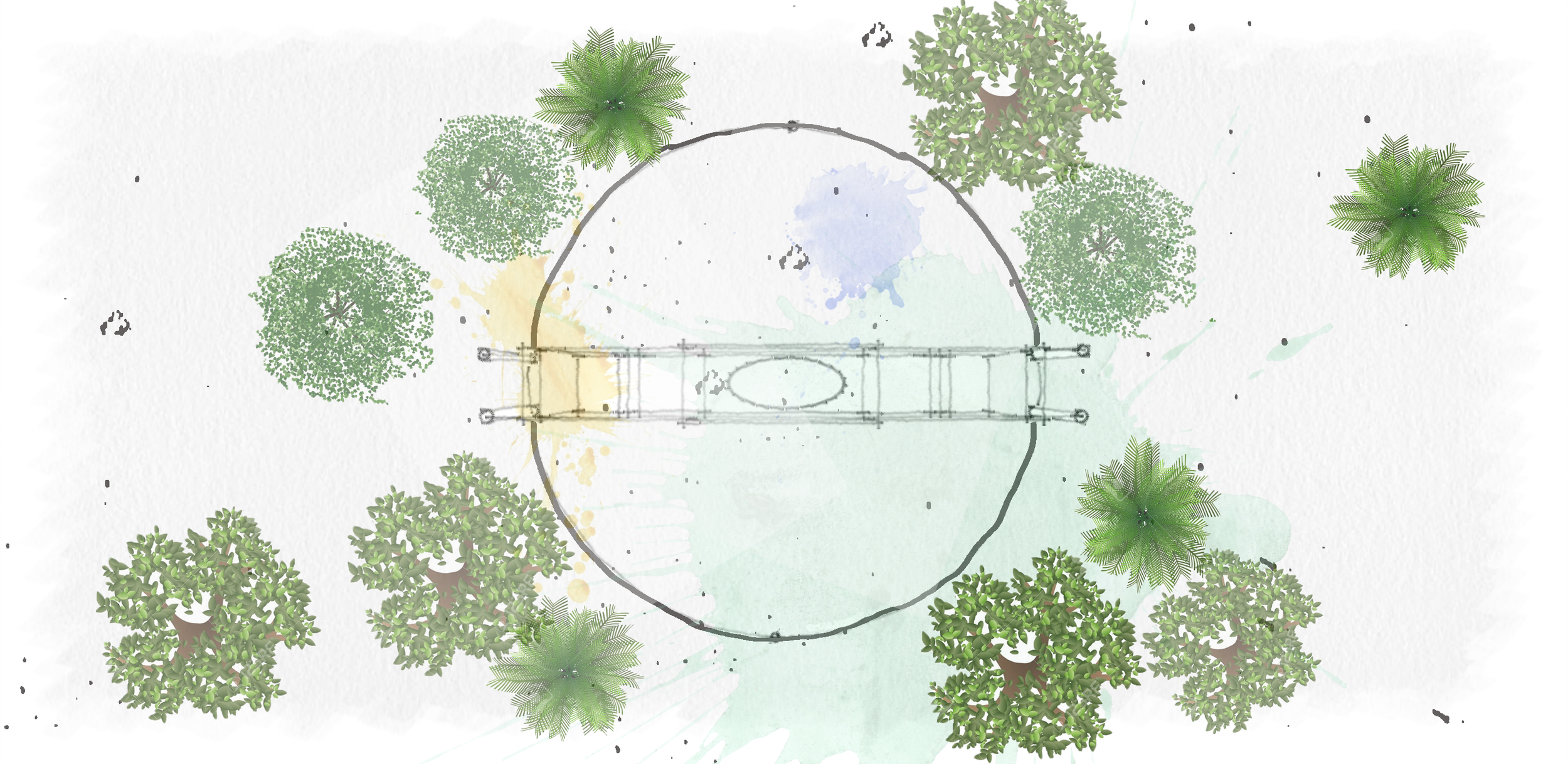 2019
Floor plan and elevation for Hammam Turkish bath design