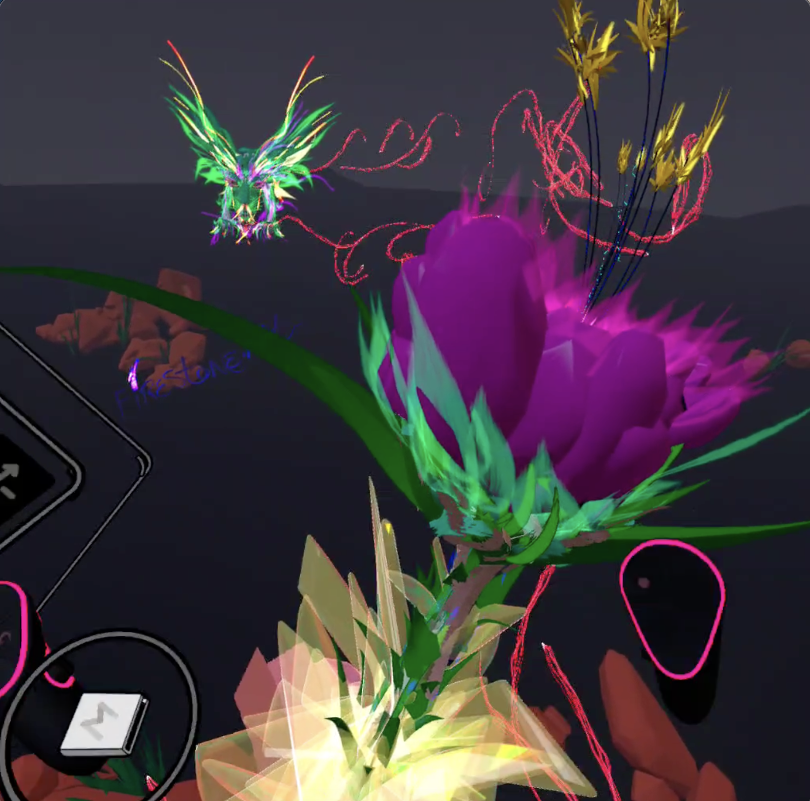 purple flower dragon back.png