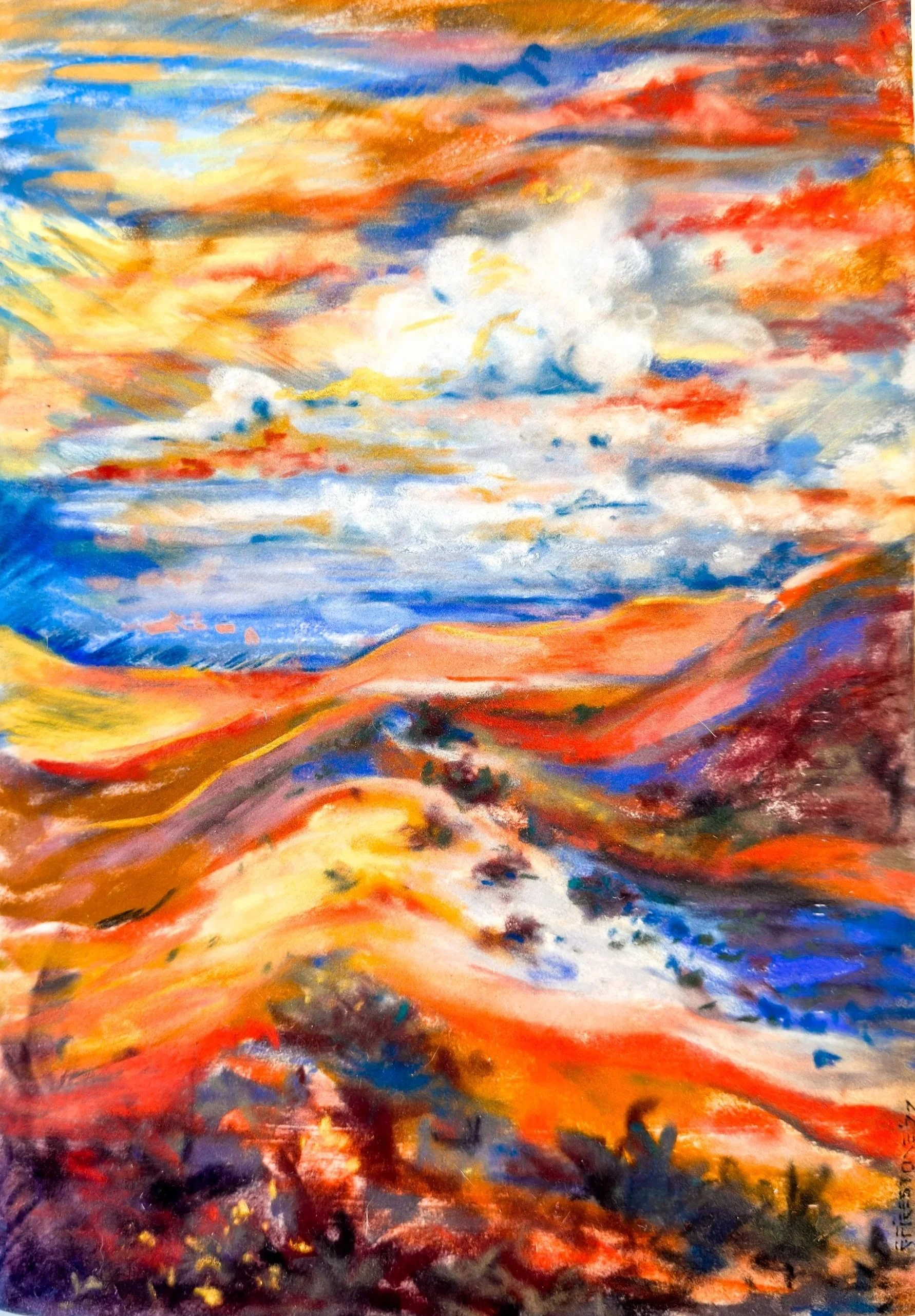 Desert Shadows
Soft Pastel on Archival Board
Size: 12.5" x 16"

Inquire