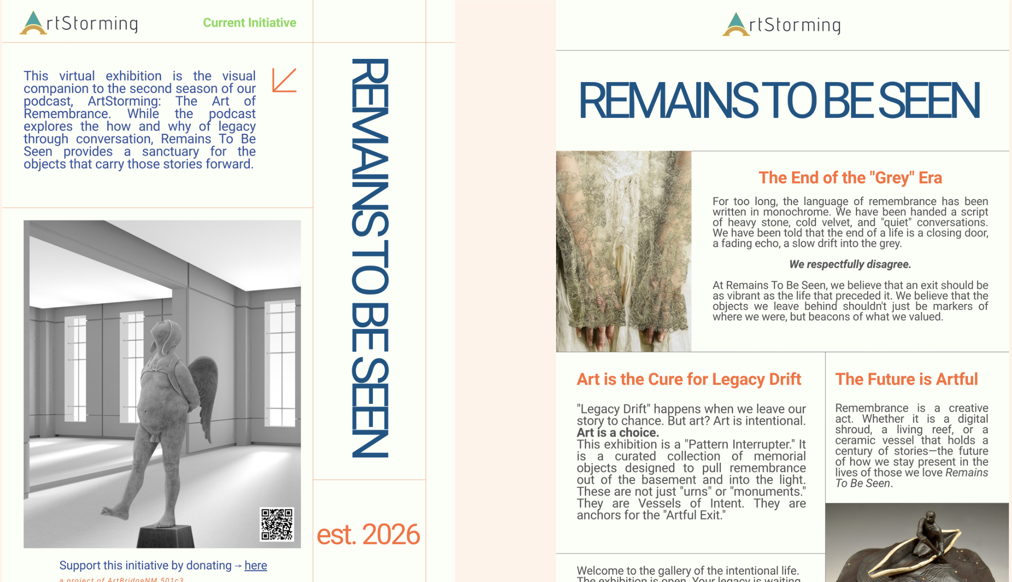 Honored: My Artwork "Empty Promises" In Remains To Be Seen Exhibition