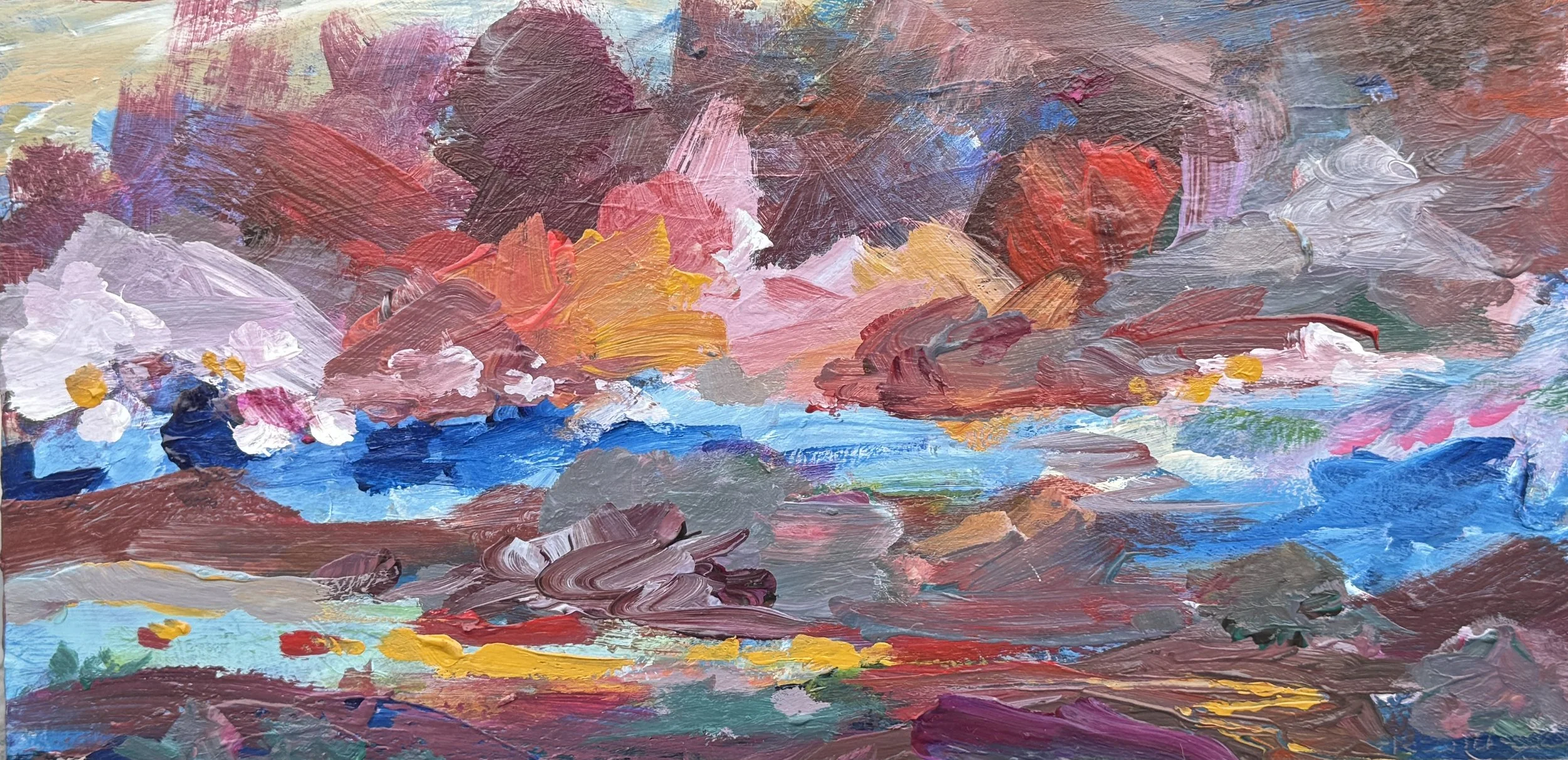 Twin Mesas, 2026
signed & dated on side
acrylic on clayboard
6 x 12 inches
15.2 x 30.5 cm

Inquire