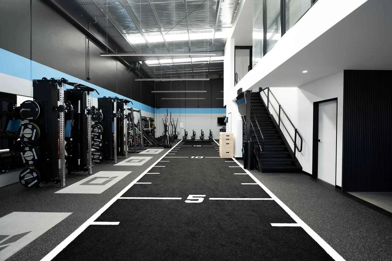 Zoning a training floor