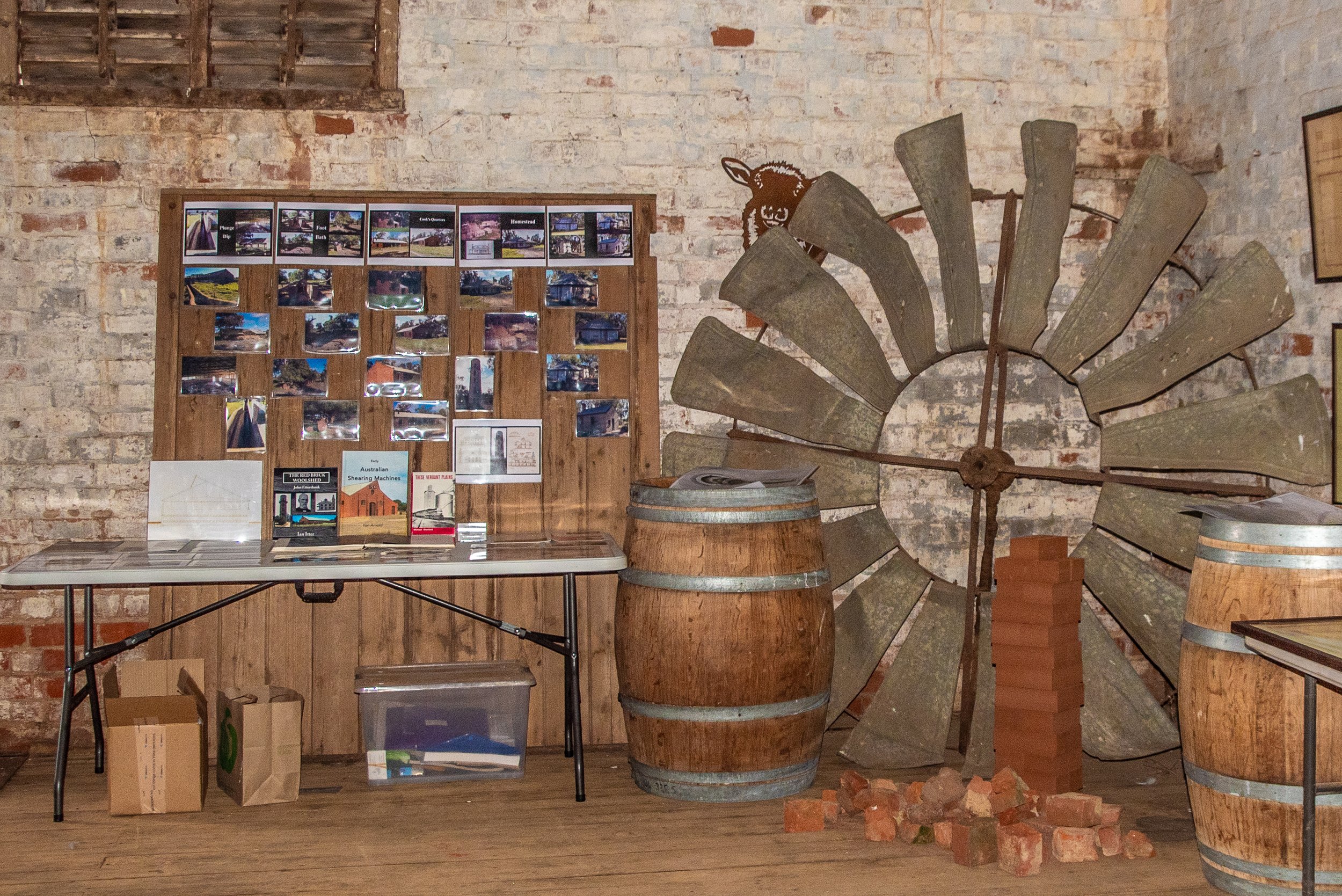 Red Bricks at East Loddon Station — History Brought to Life Through Art