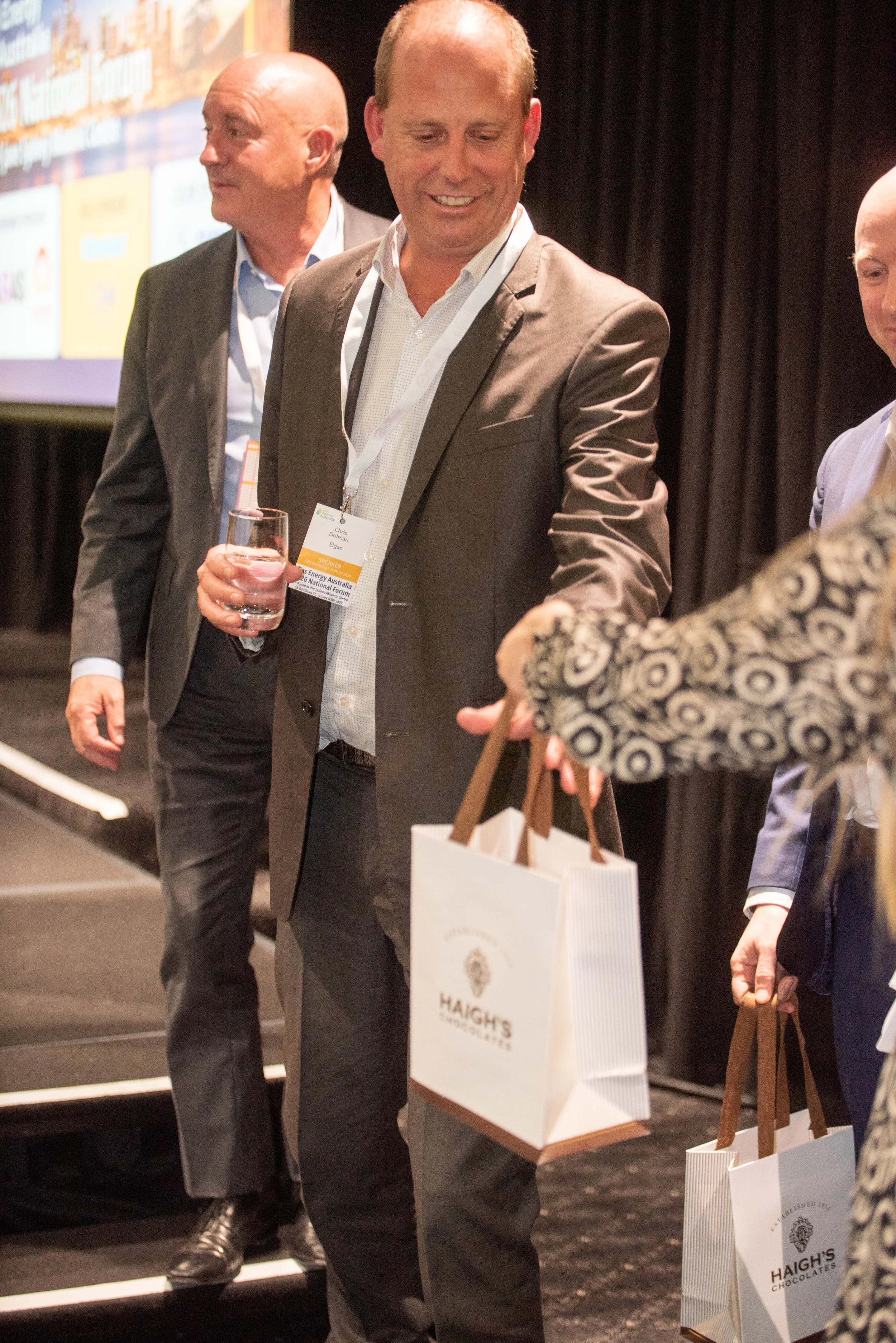 Gift presented for speaker event