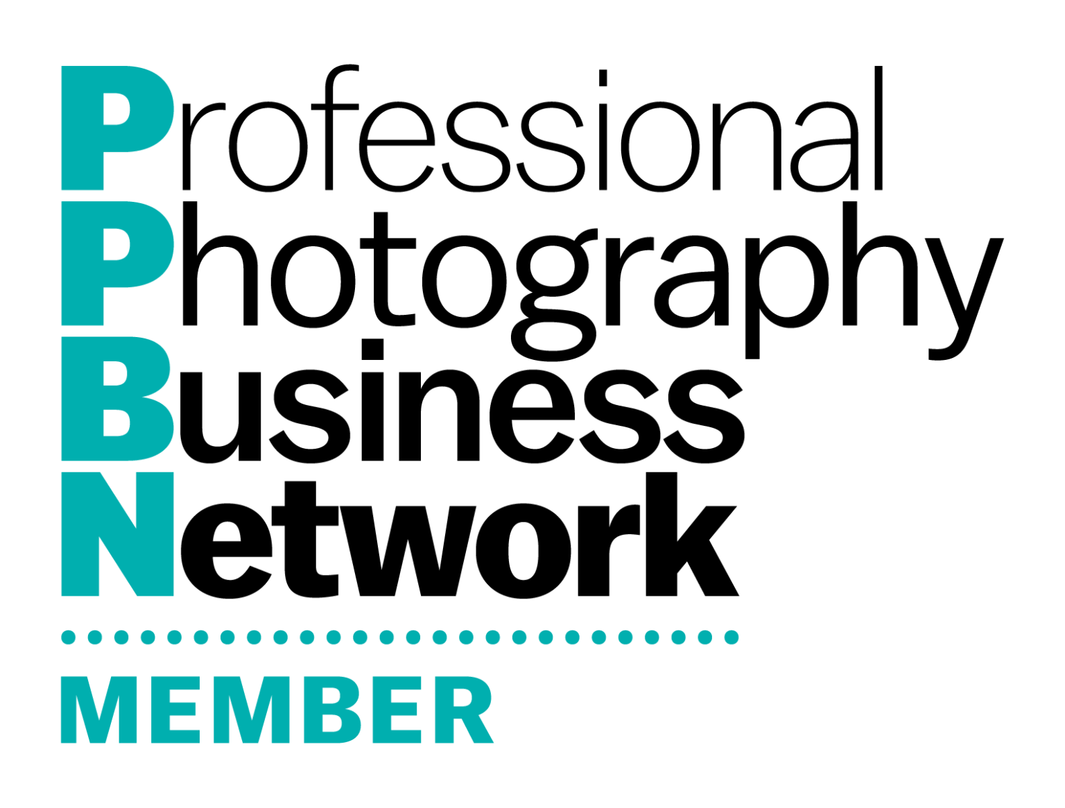 PPBN Member logo with teal text on a black background, featuring the words 'PPBN Member' and a dotted line.