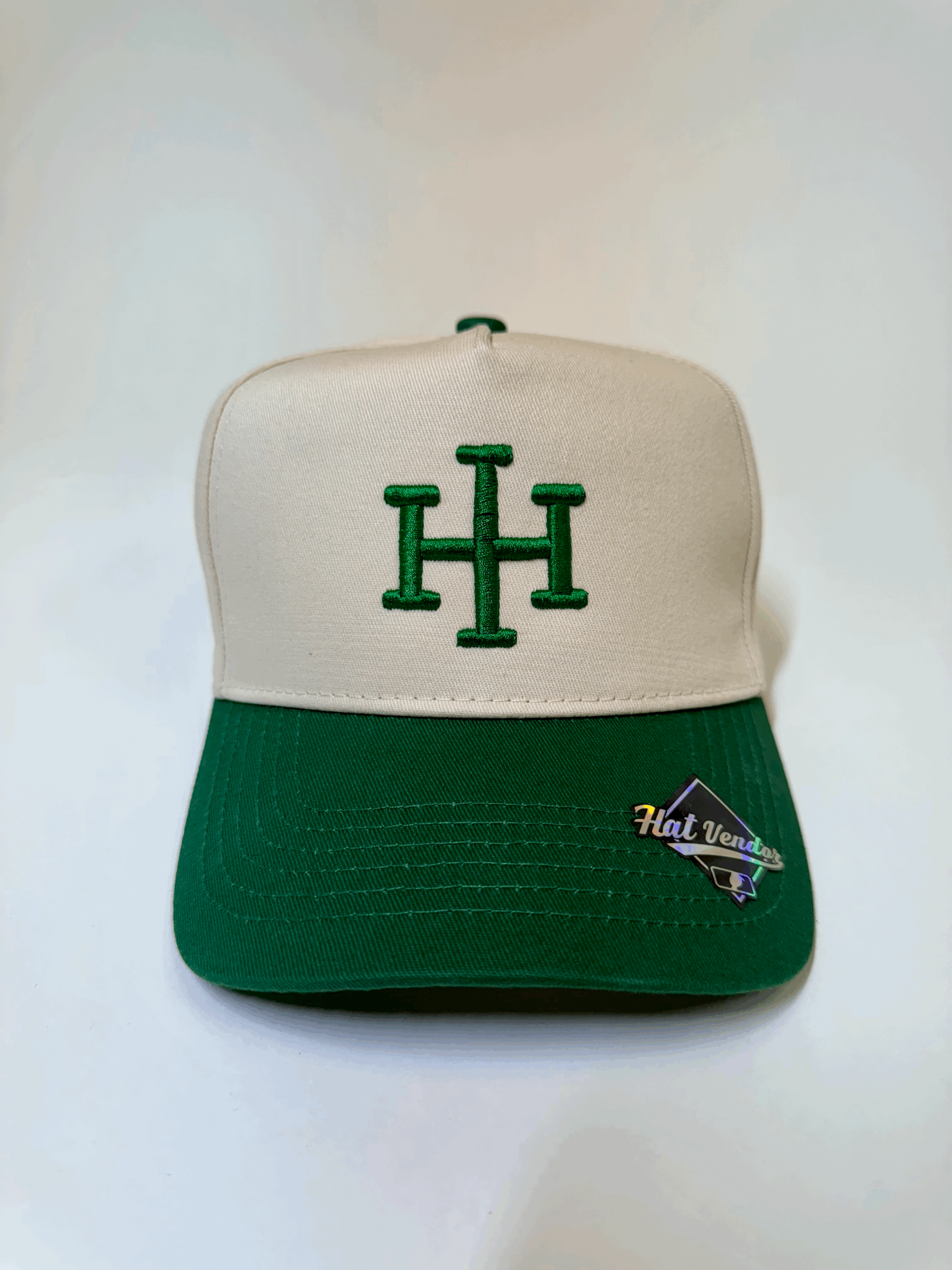 Green IH Monogram