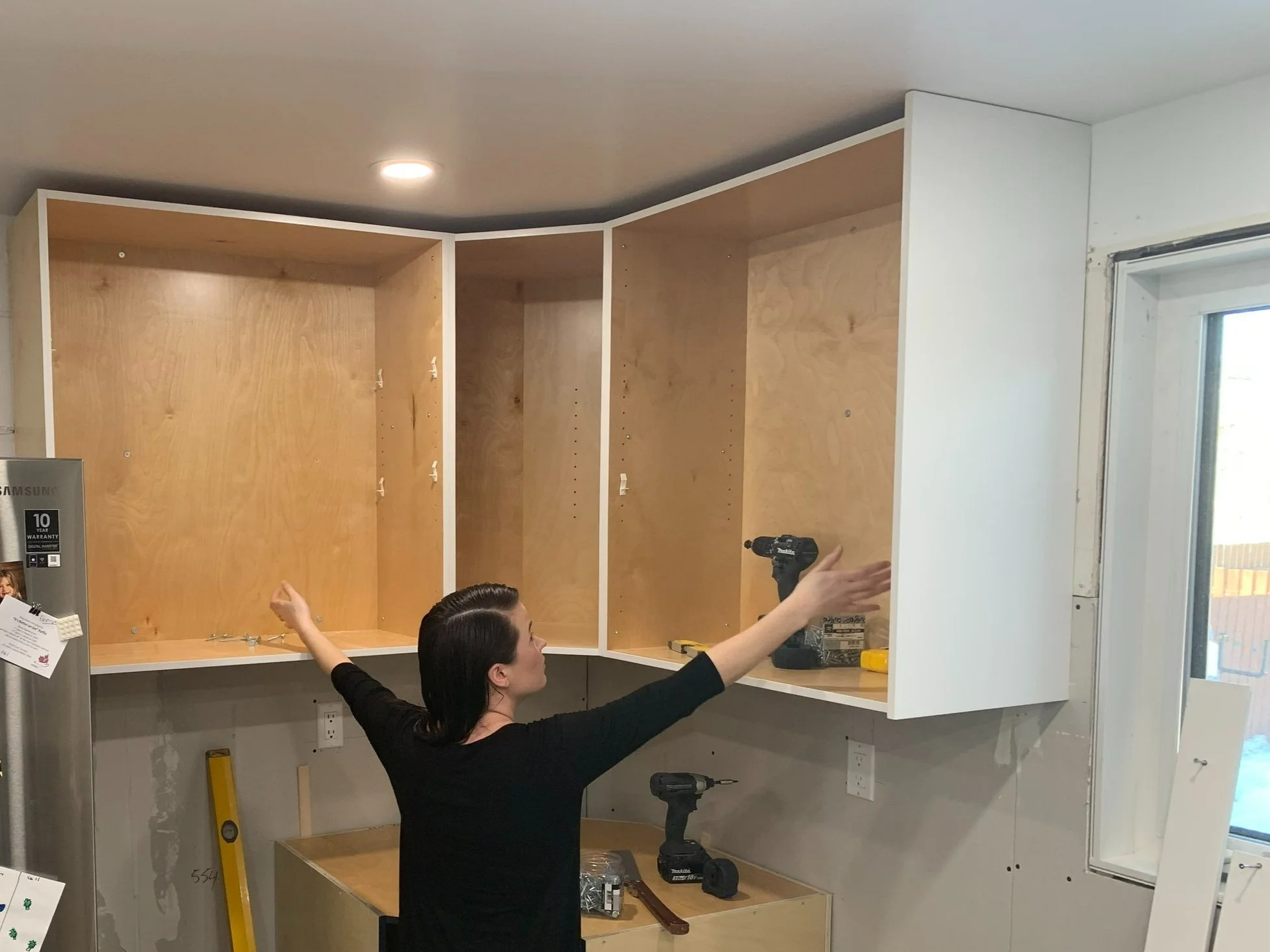 Kitchen Project 2 During Cabinet Install