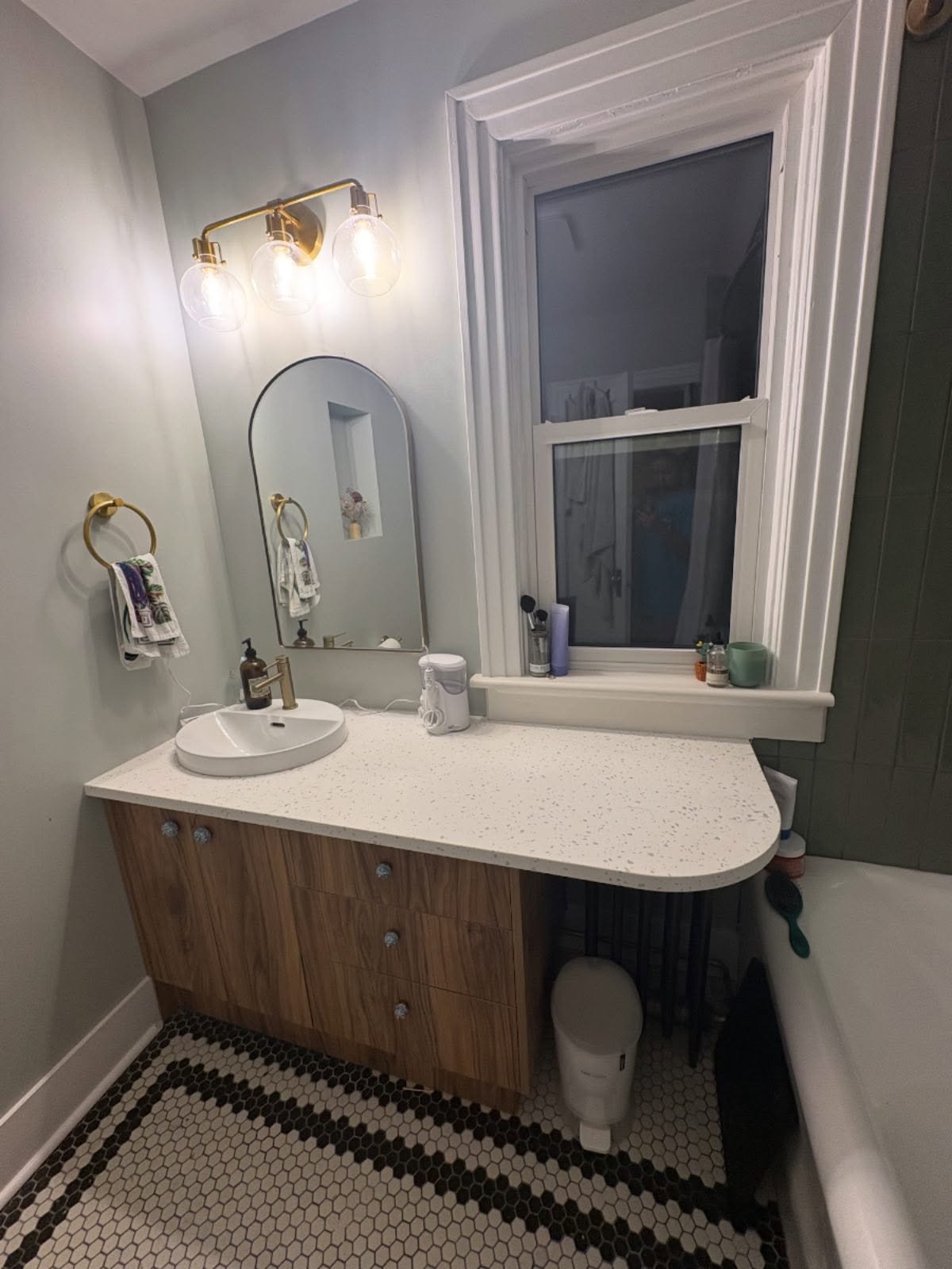 Custom bathroom project complete!! #yqrsmallbusinesses #yqrcabinets #yqrwoodworking