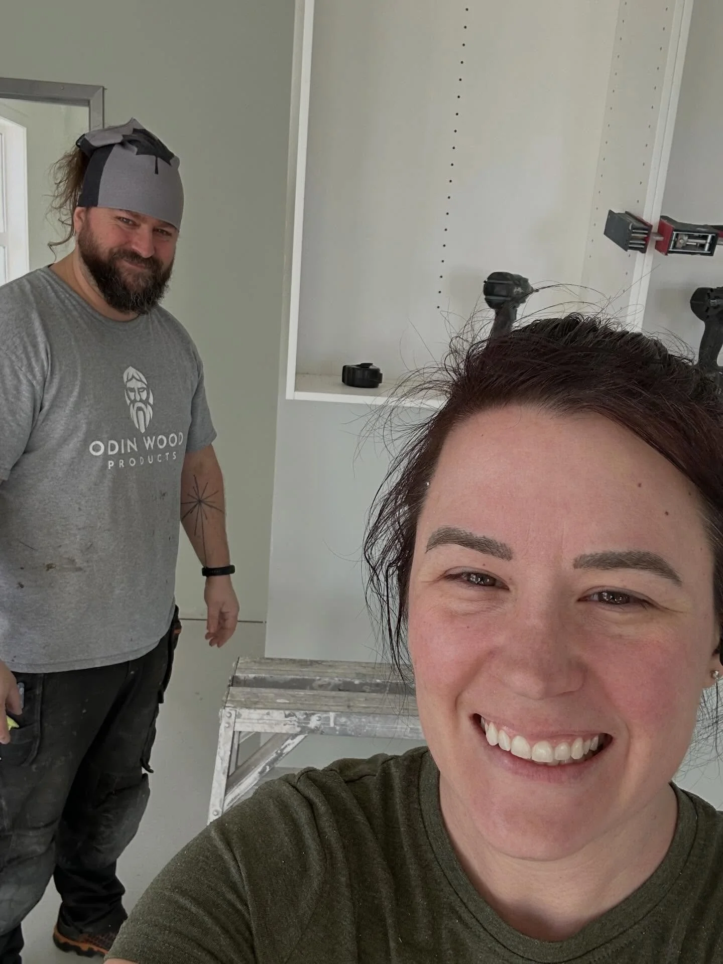 What a beautiful day to install cabinets. #yqrsmallbusinesses #yqrcabinets